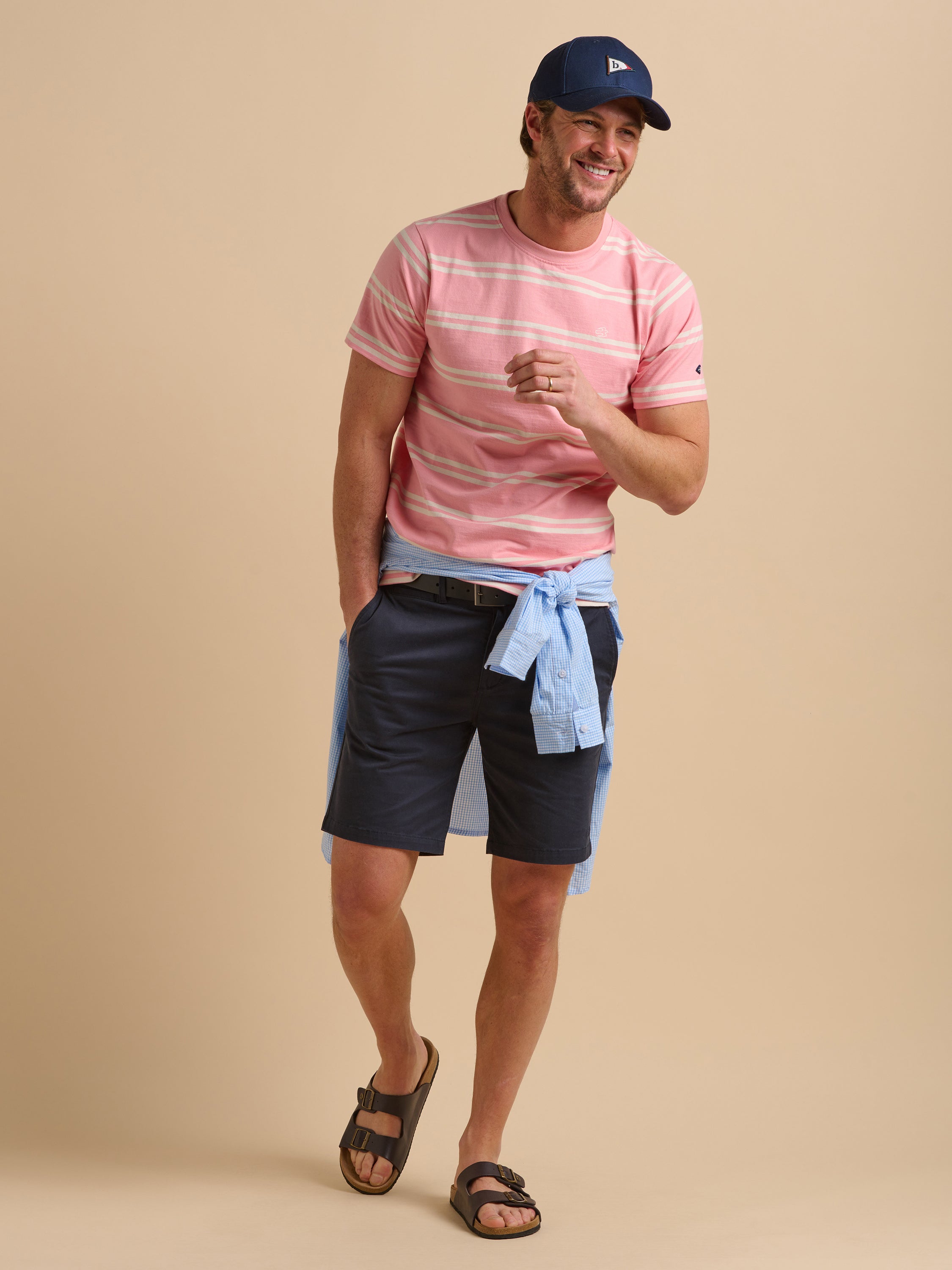 Pink Stripe Tee