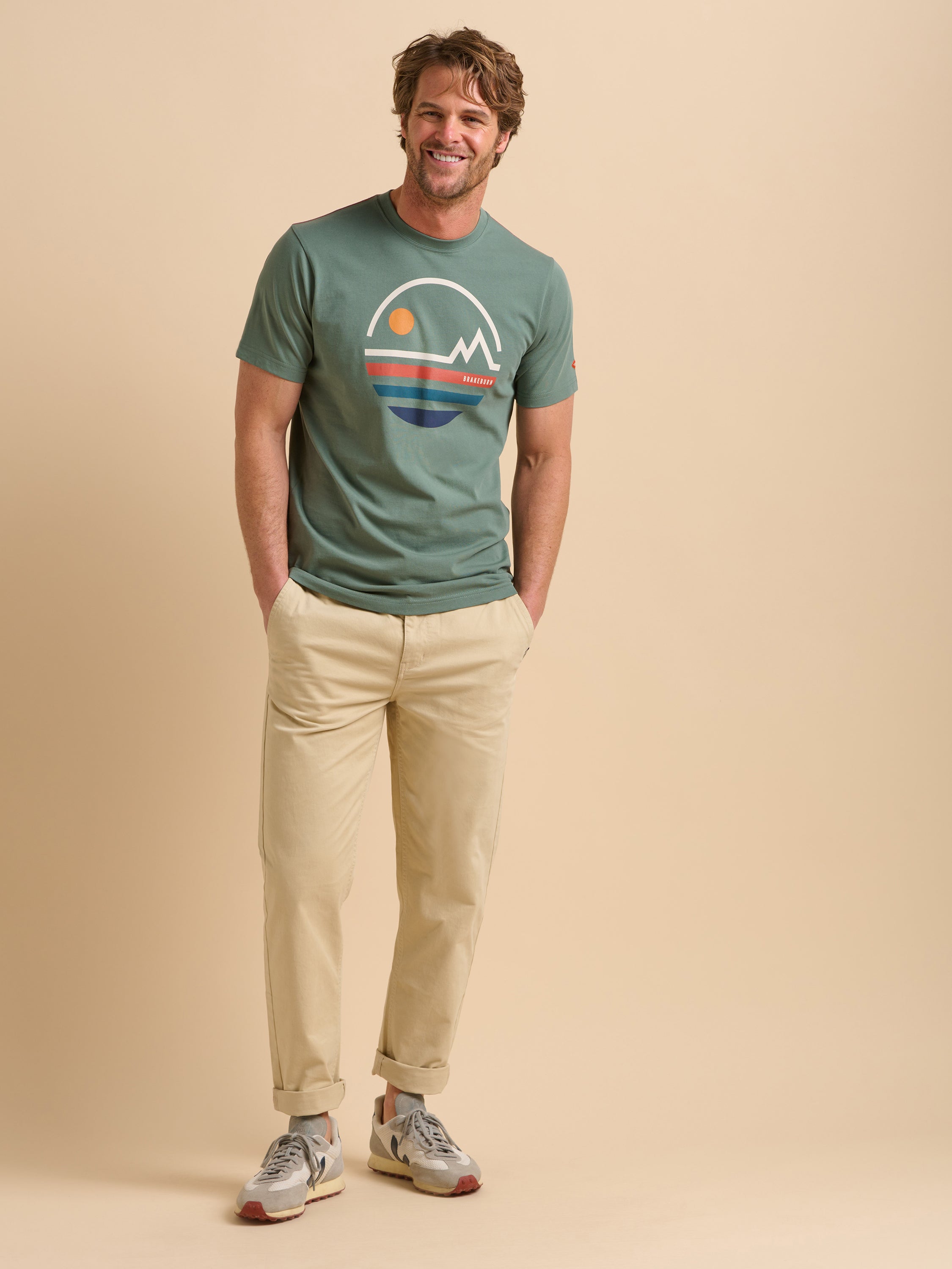 Linear Mountains Tee