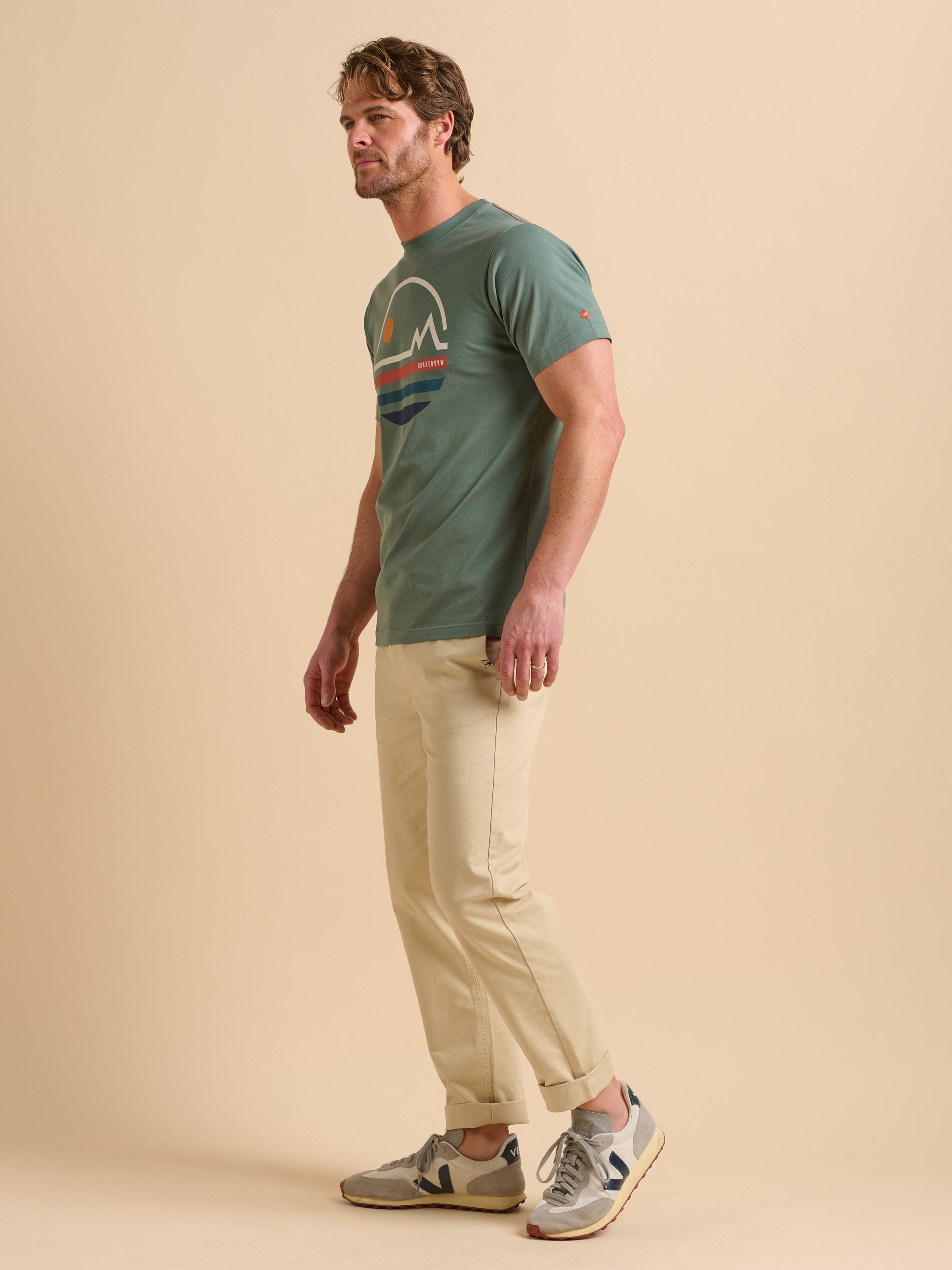 Linear Mountains Tee