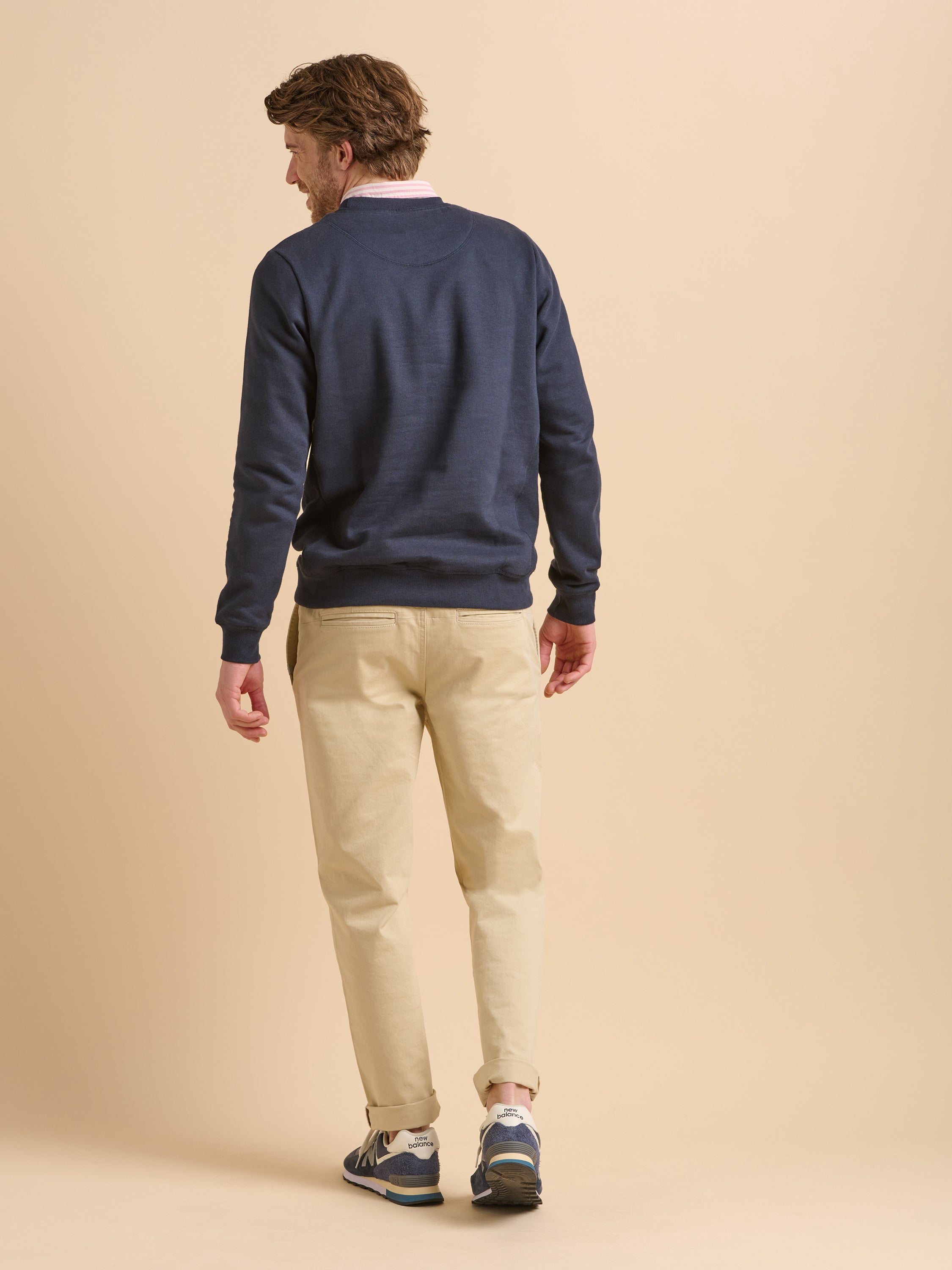 Navy Custom Crew Neck Sweat