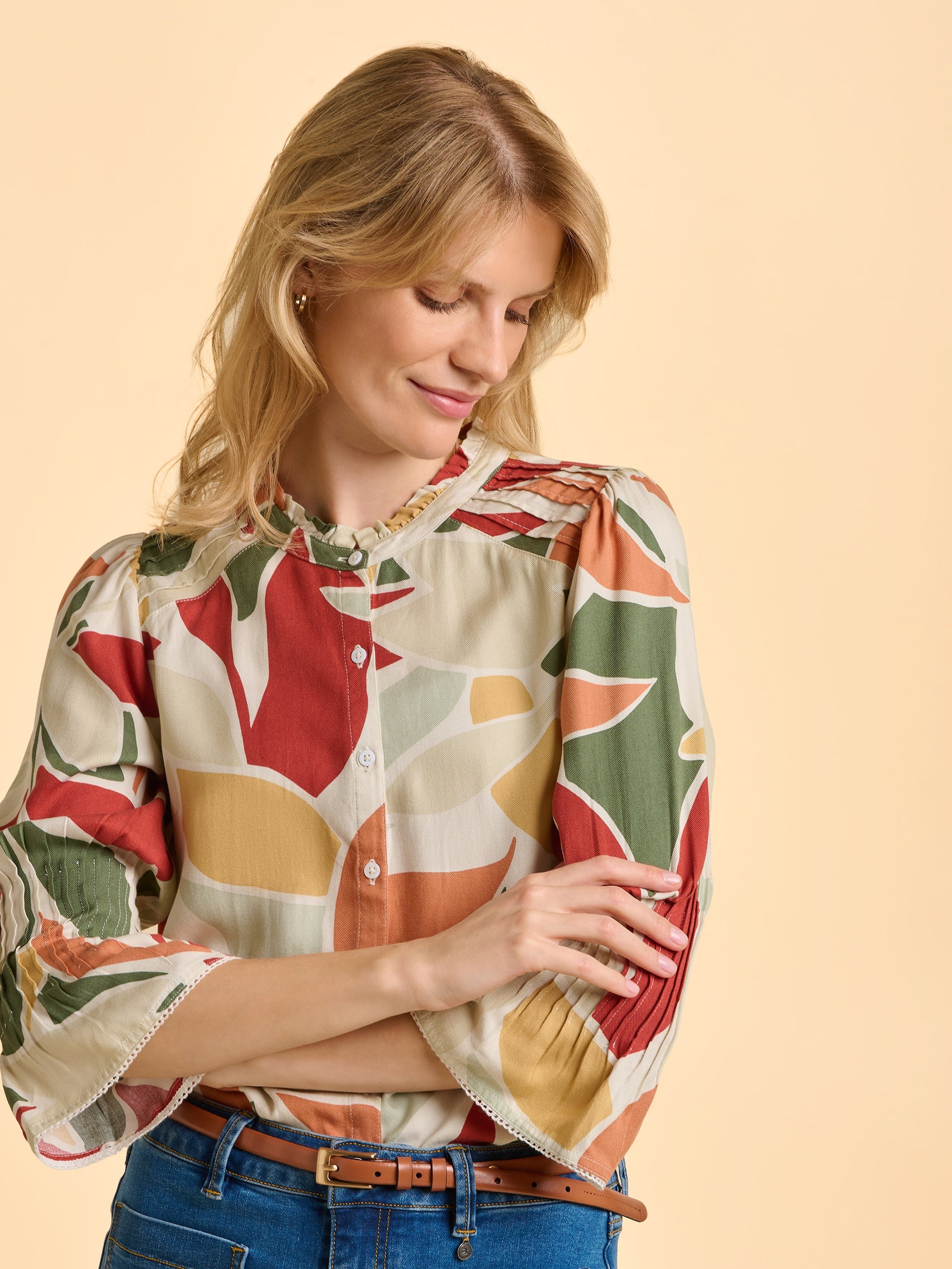 Elva Cream Blouse