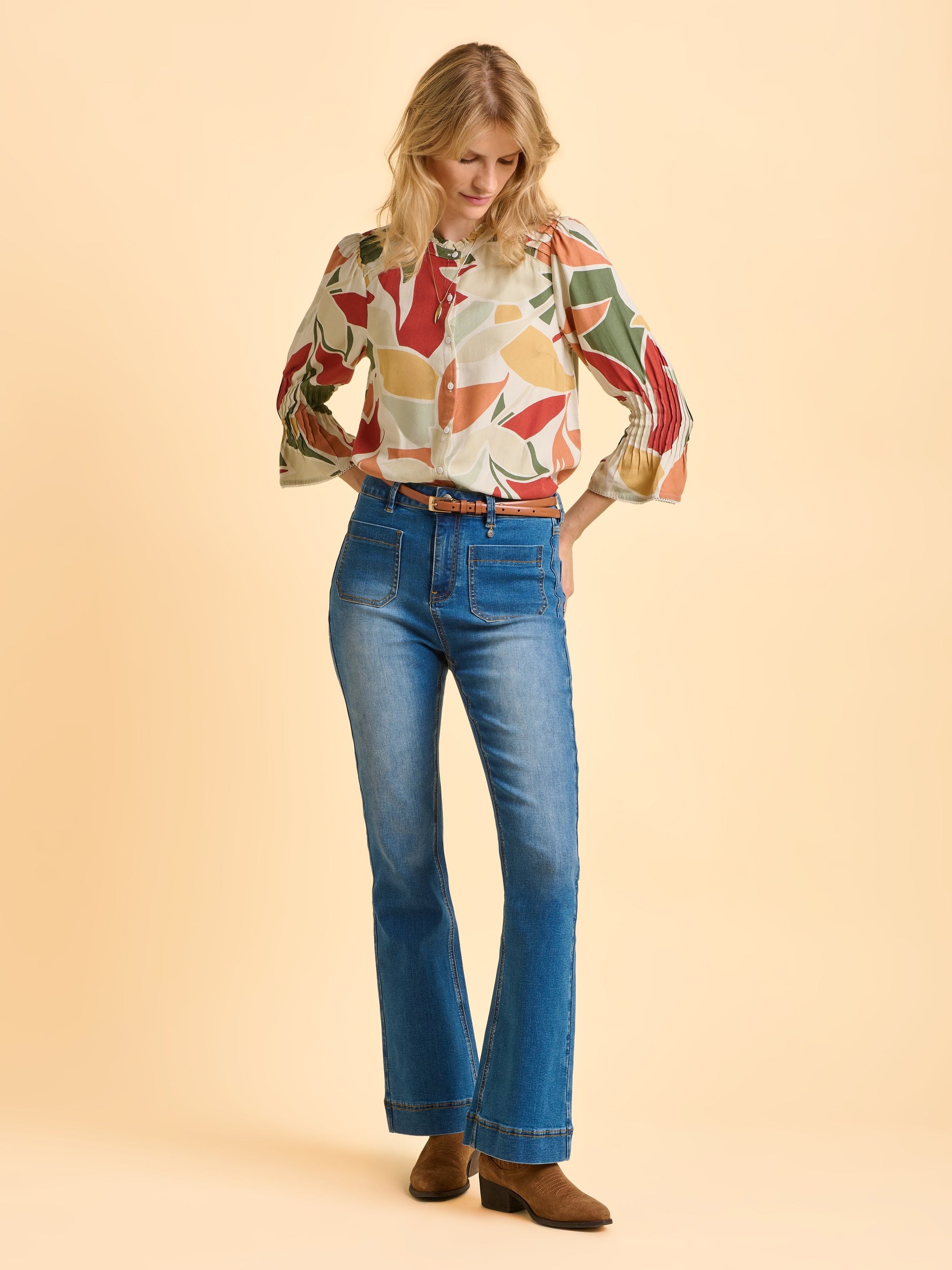 Elva Cream Blouse