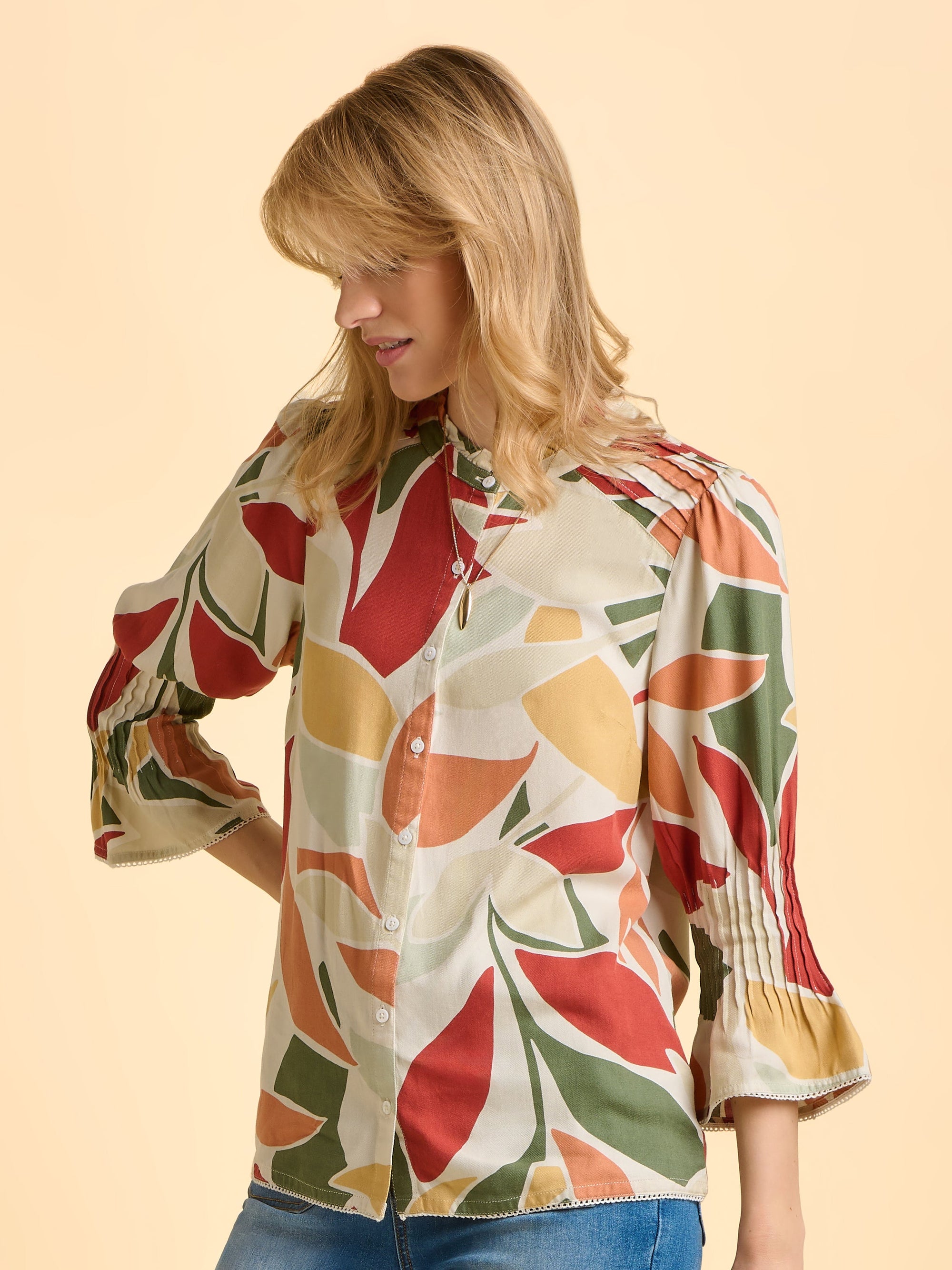 Elva Cream Blouse