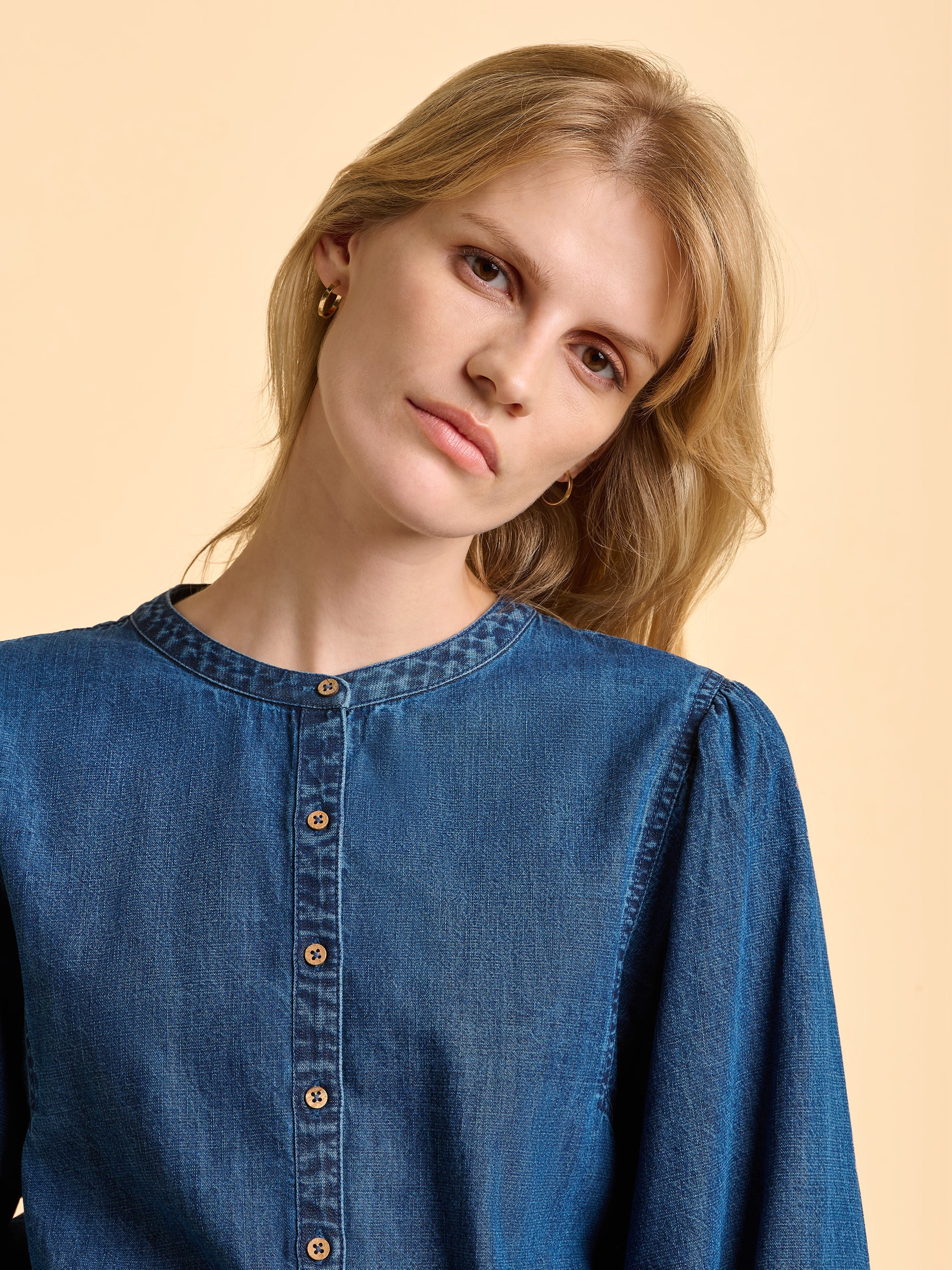 Auri Denim Blouse