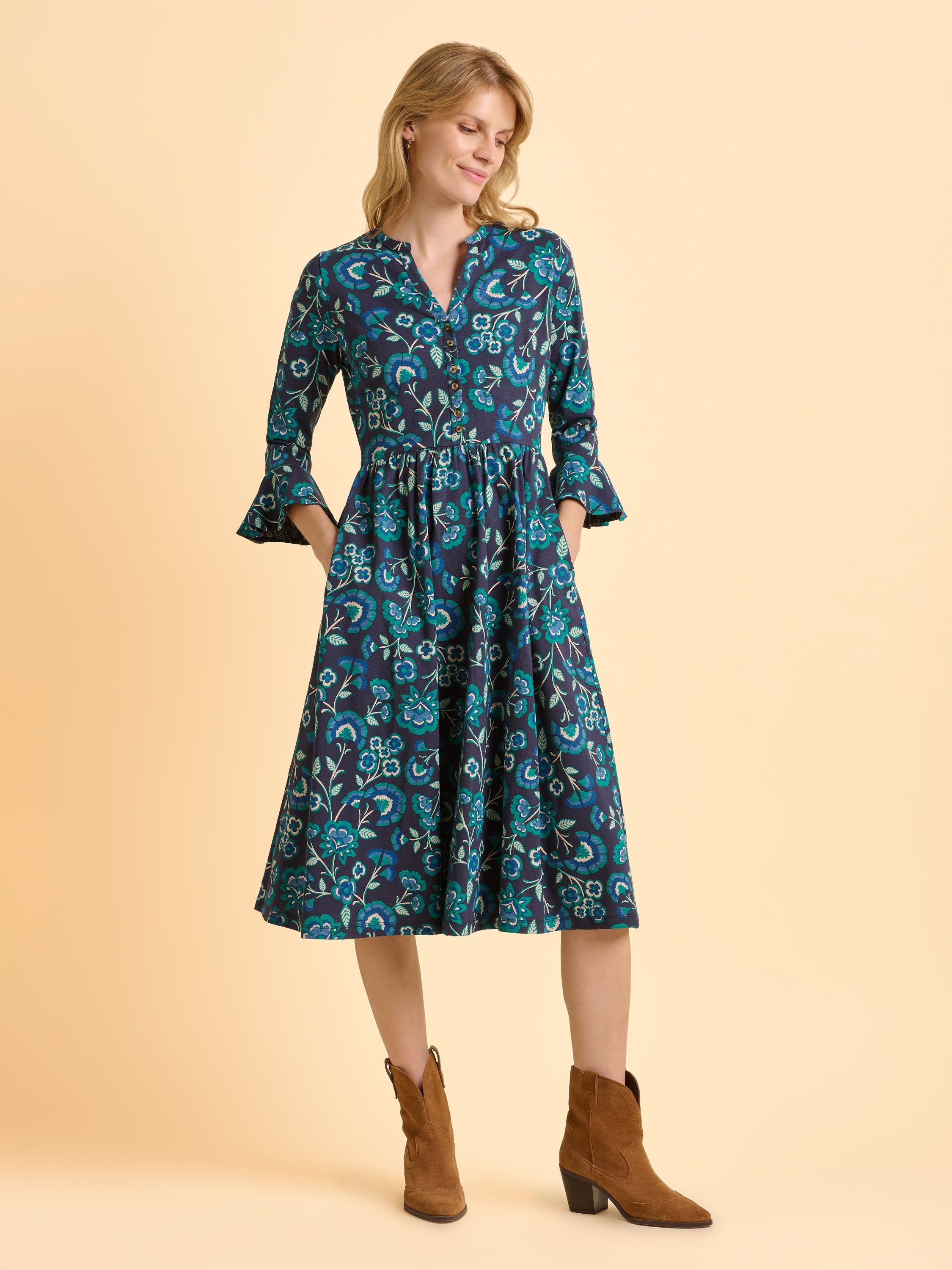 Aspen Jersey Midi Dress