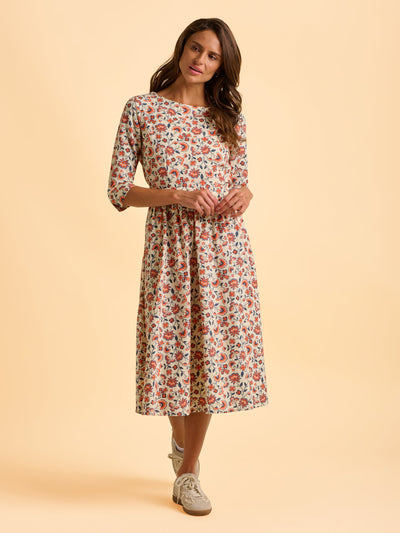 Beech Cord Midi Dress