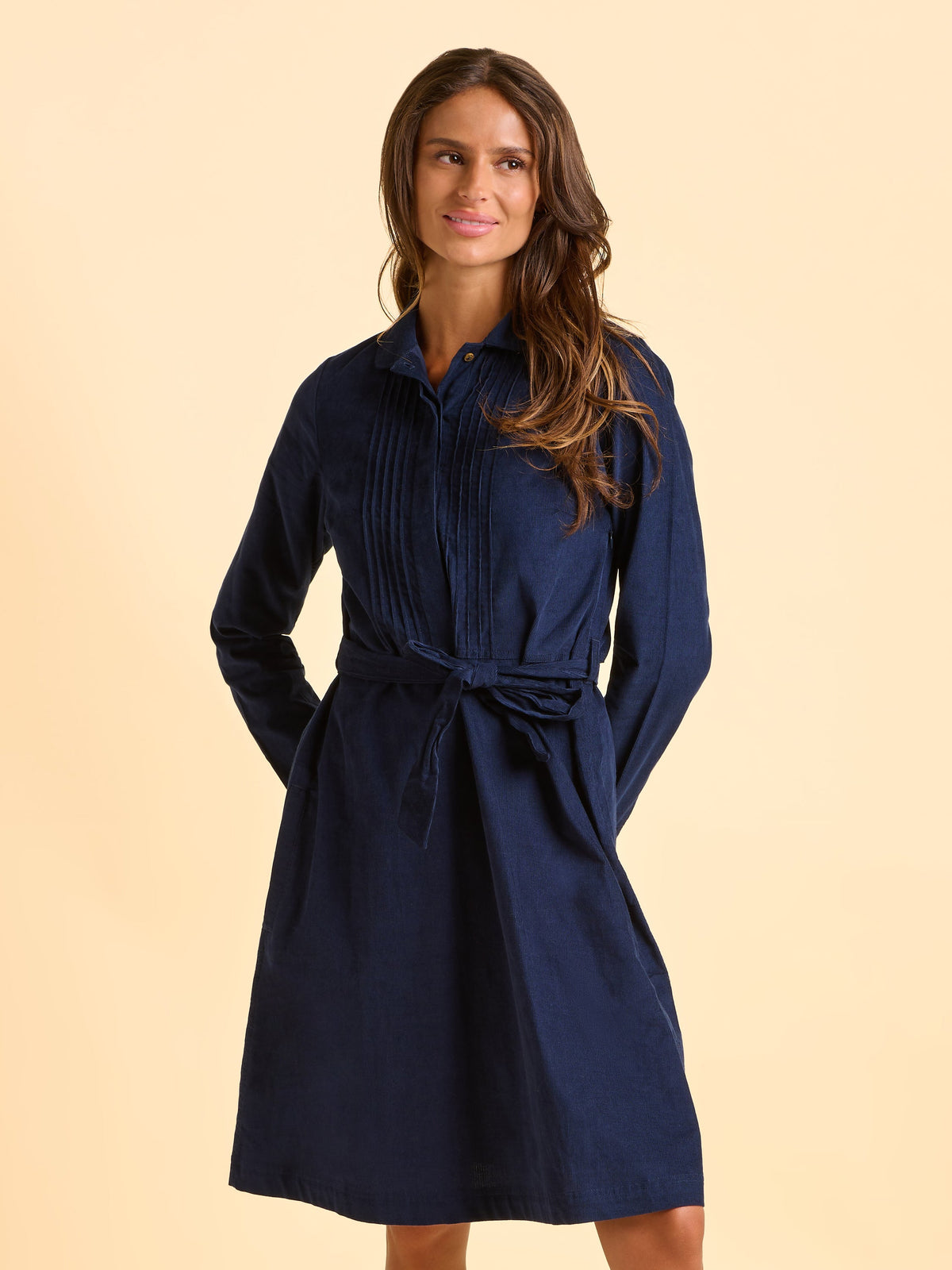 Cedar Cord Knee Length Dress