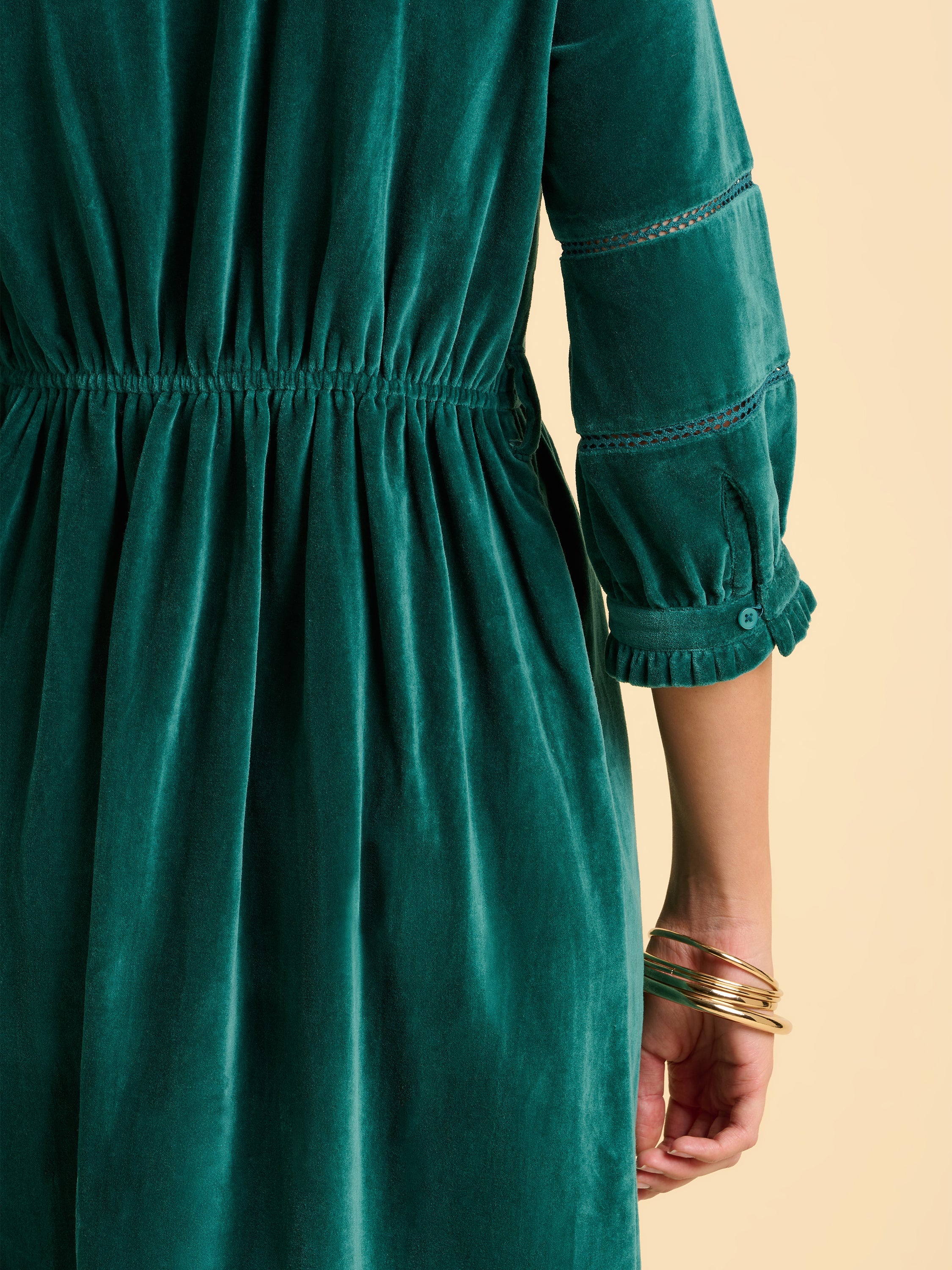 Starry Velvet Midi Dress