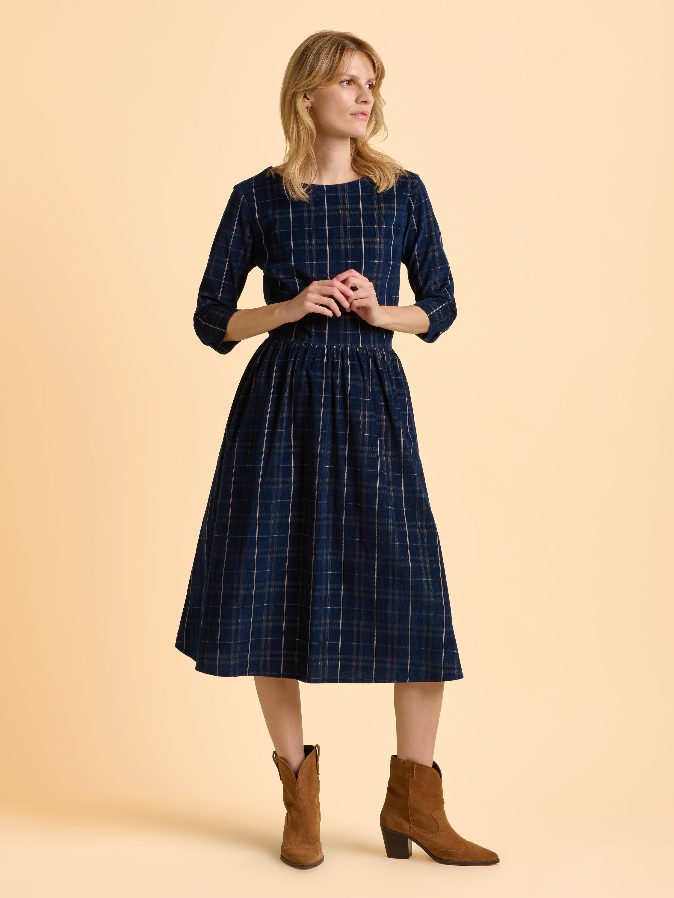 Lilliput Cord Midi Dress