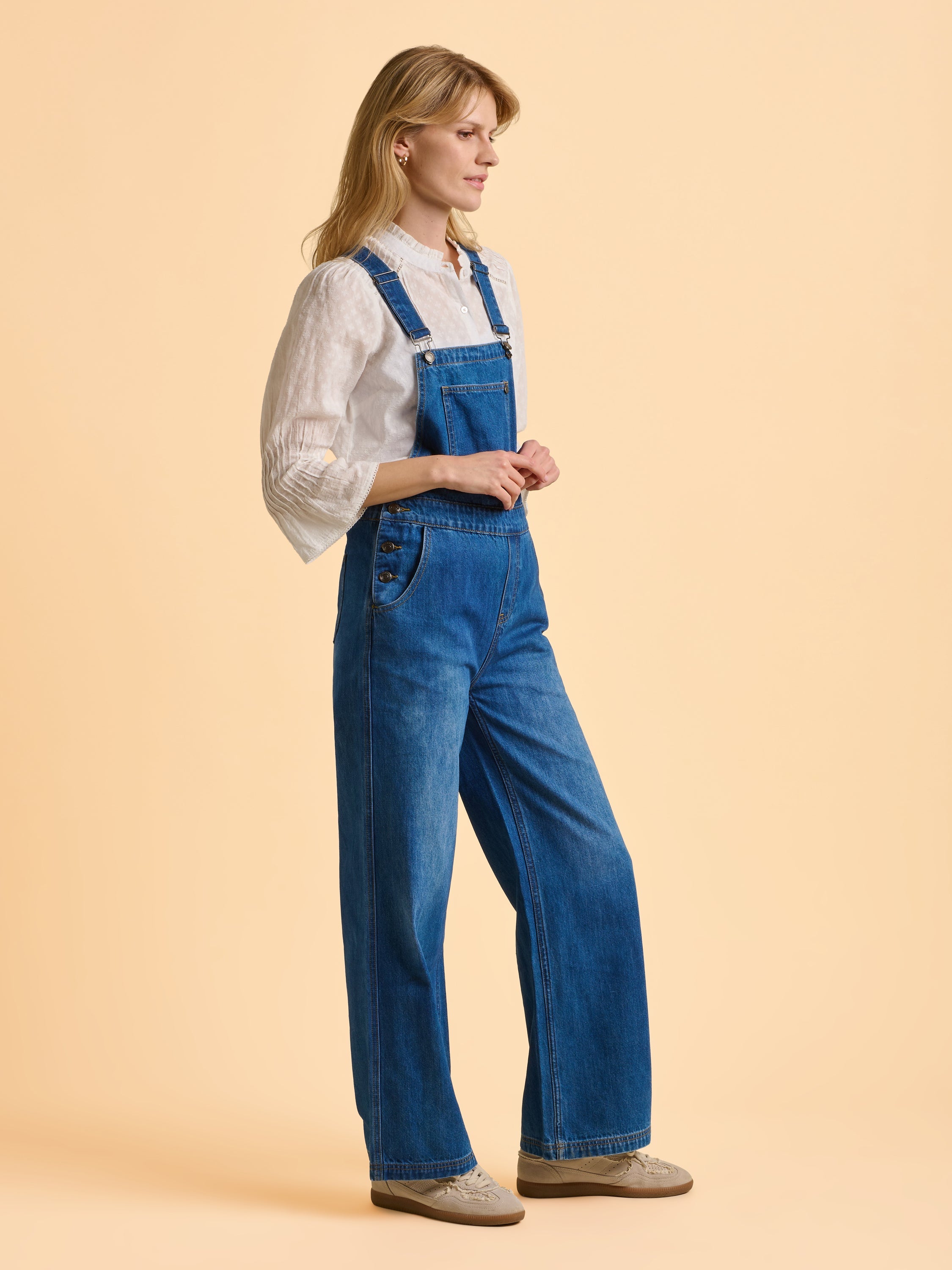 Leia Denim Dungarees