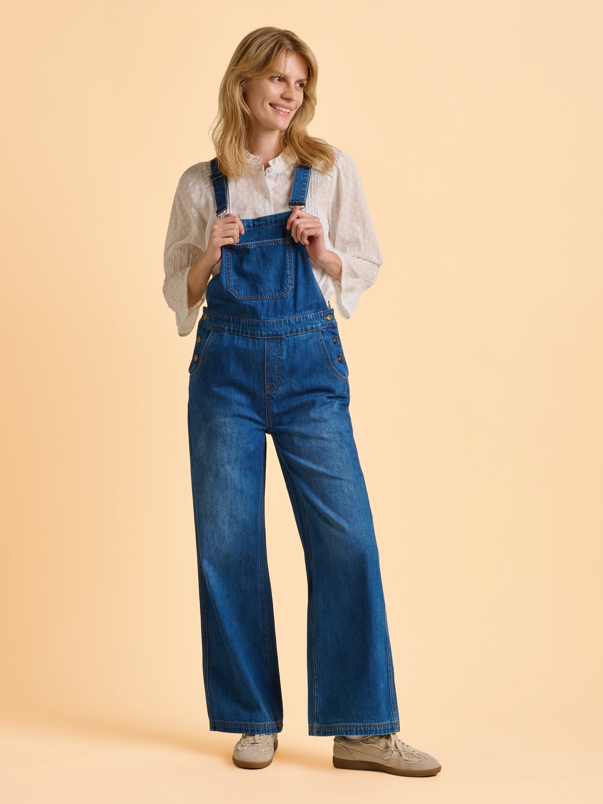 Leia Denim Dungarees
