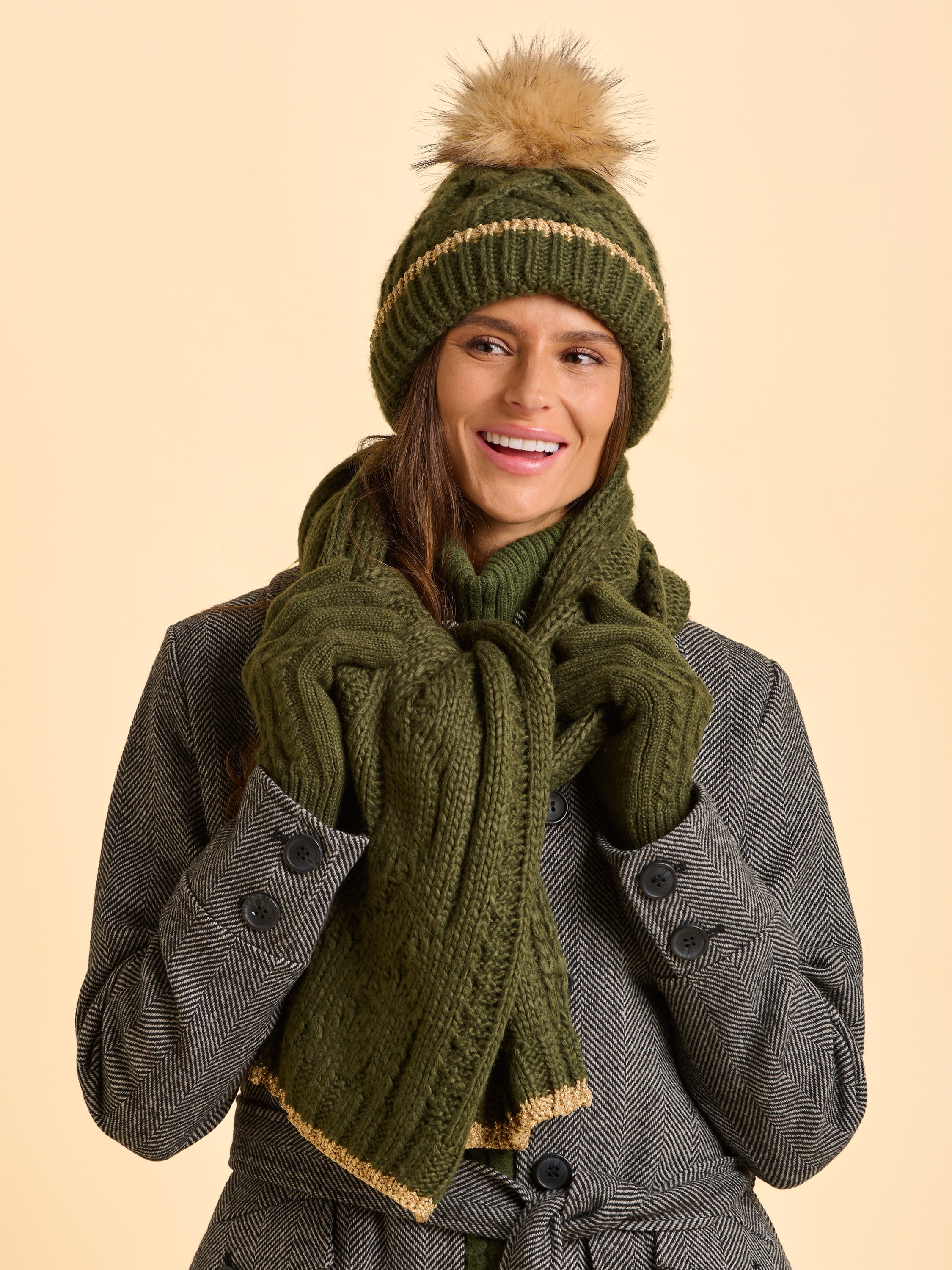 Heather Knitted Scarf