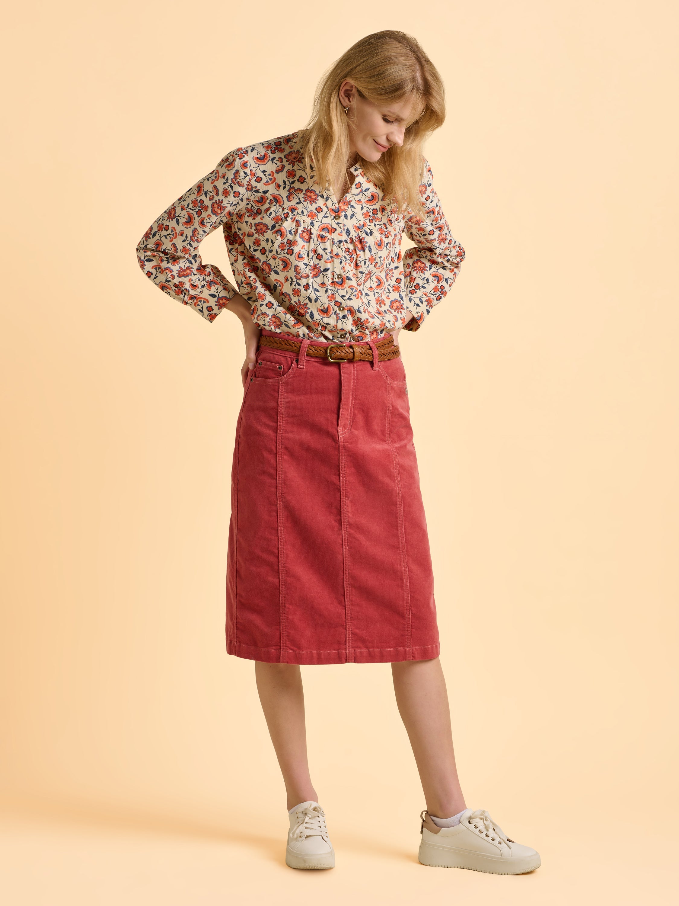 Debbie Cord Skirt