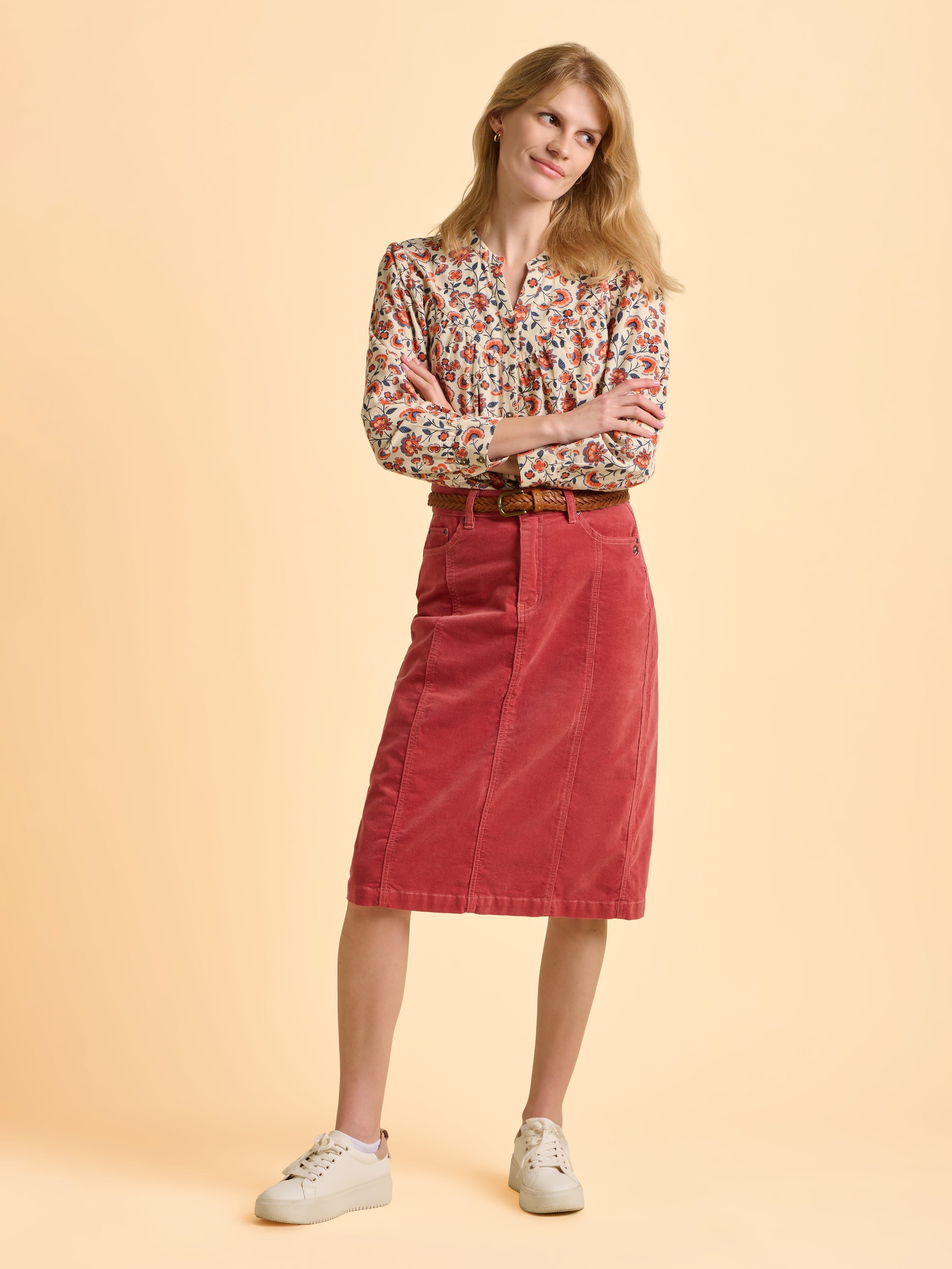 Debbie Cord Skirt