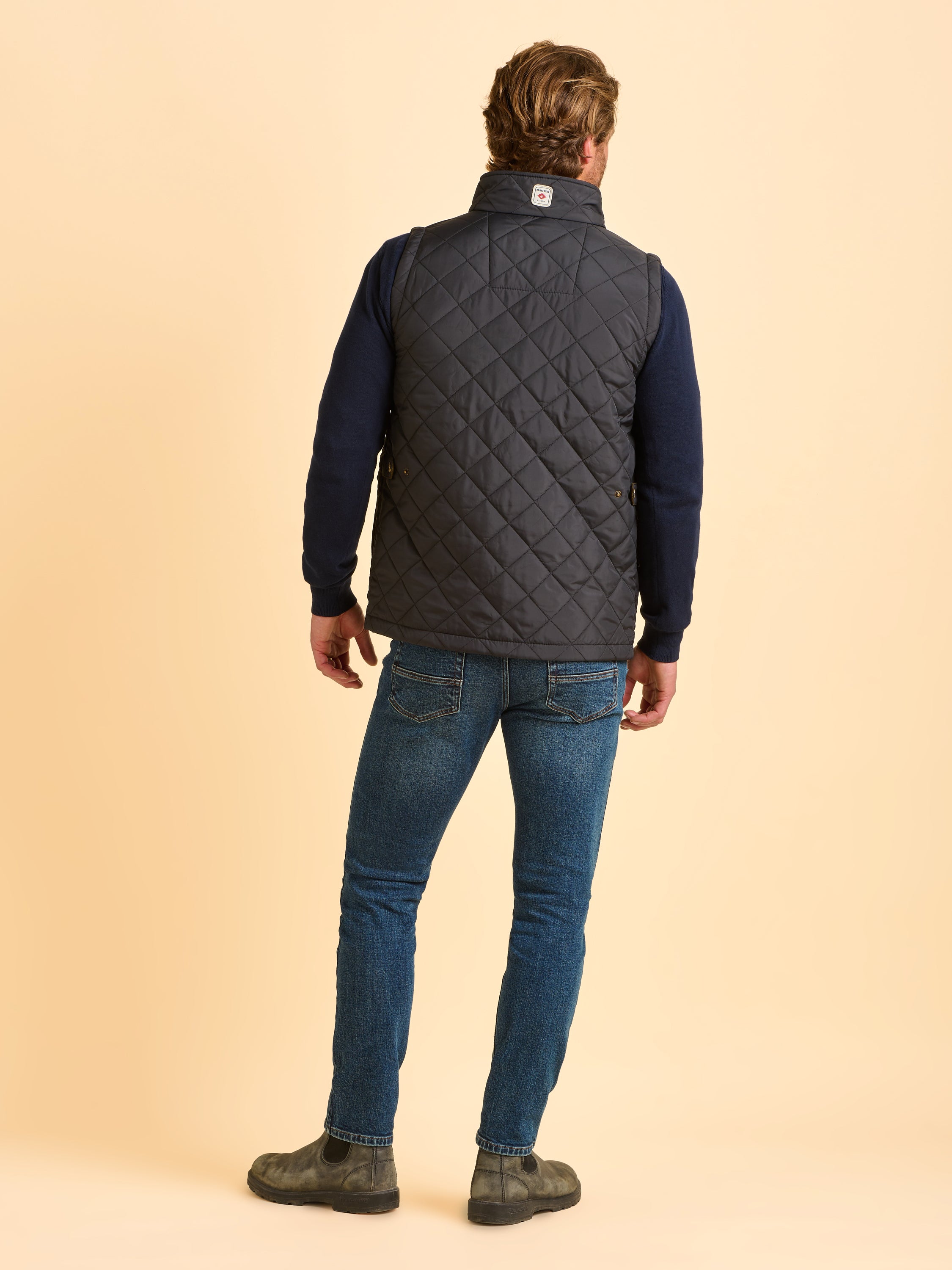 Oakham Diamond Quilted Gilet Brakeburn oakham-diamond-quilted-gilet-brakeburn