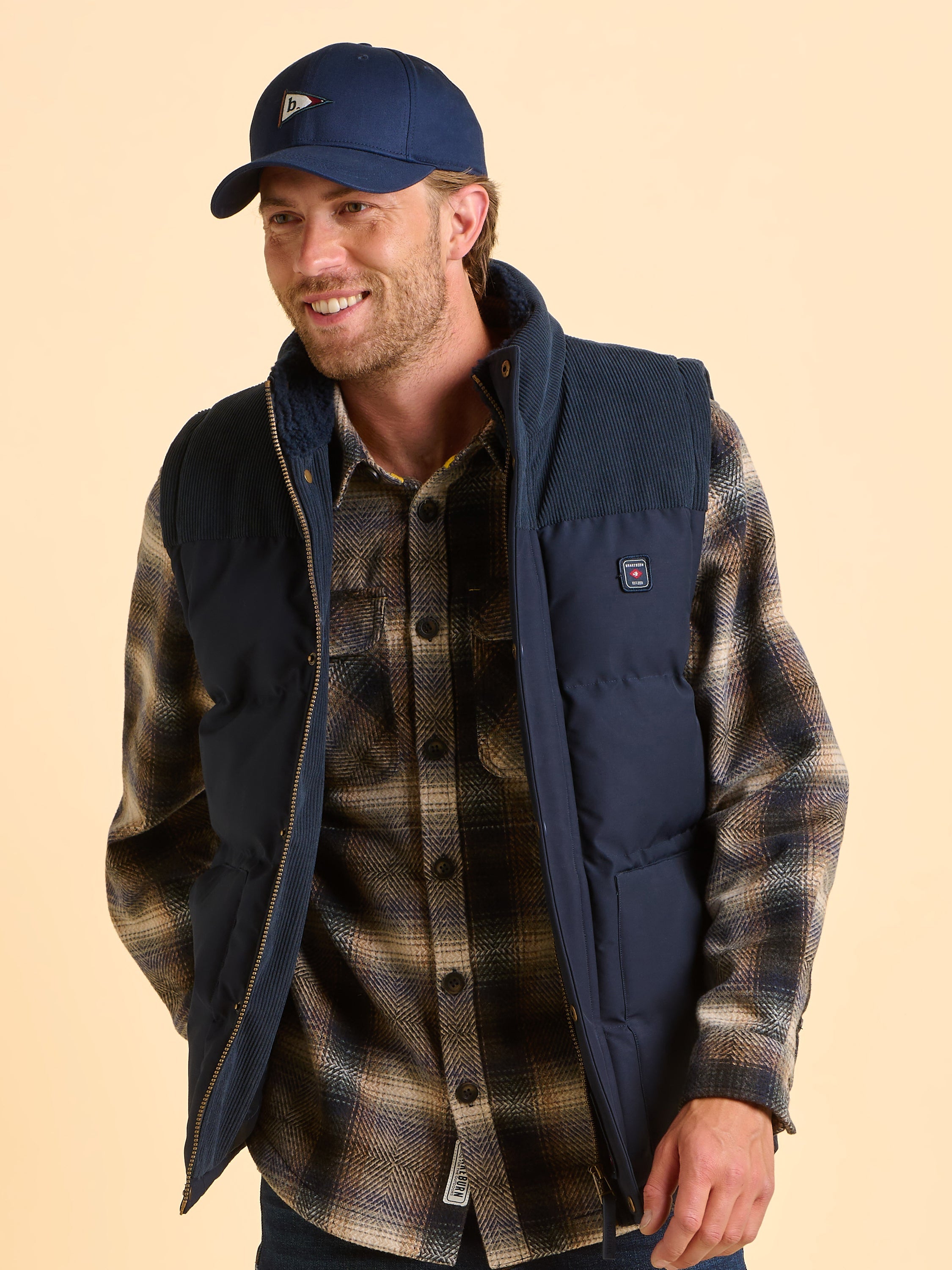 Quainton Gilet | Brakeburn | Men's Coats and Jackets | New In AW25