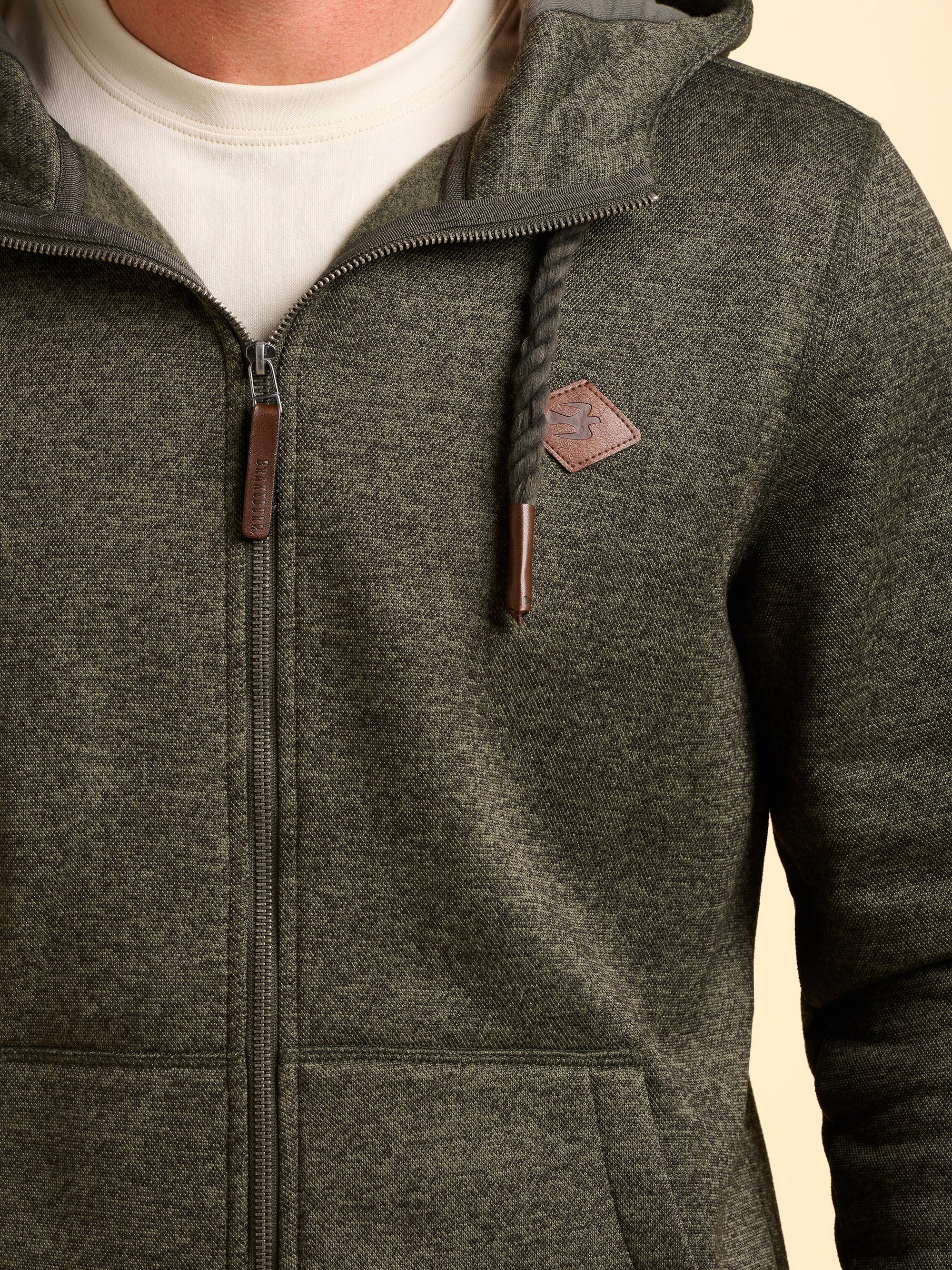 Hengistbury Zip Through Hoodie