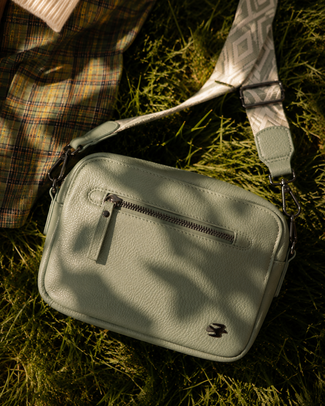 Sabine Green Box Cross Body