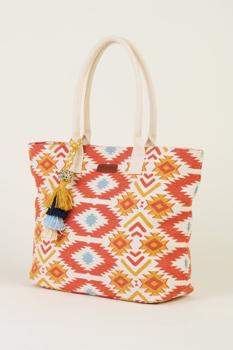 Pattern Mix Beach Bag