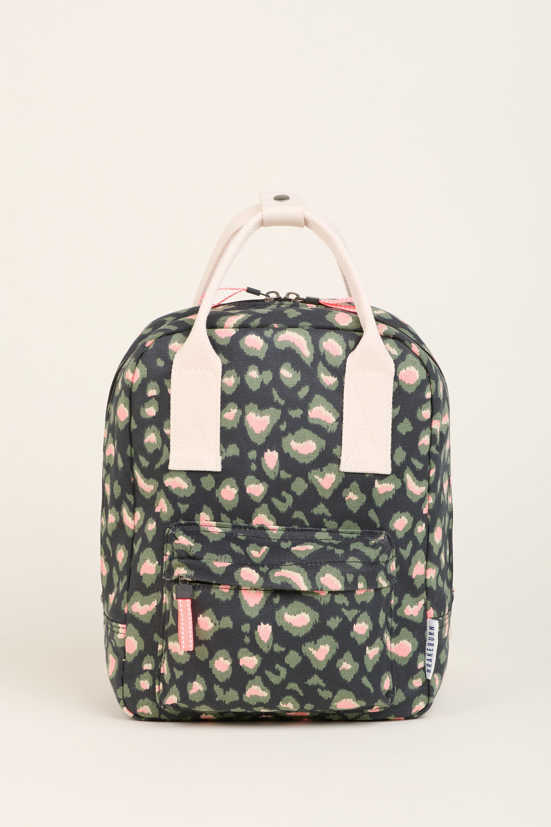 Khaki Leopard Print Classic Backpack