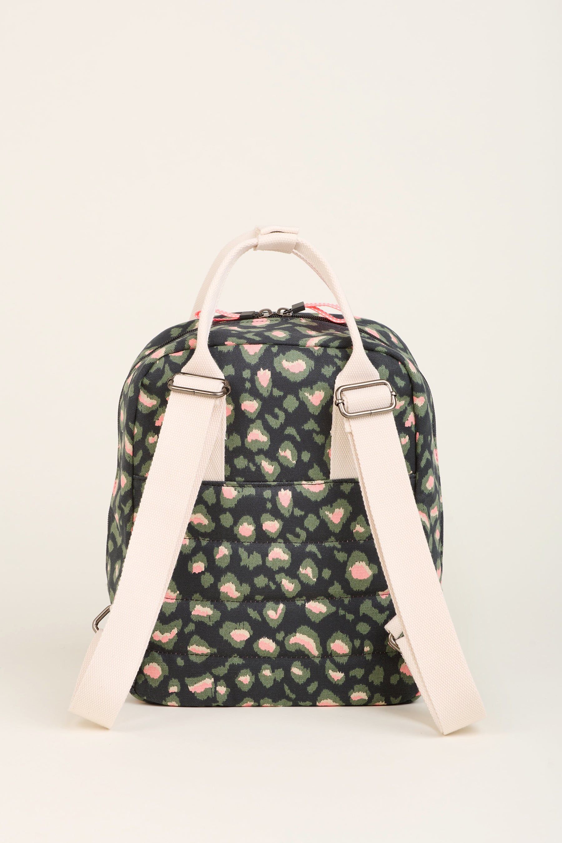 Khaki Leopard Print Classic Backpack