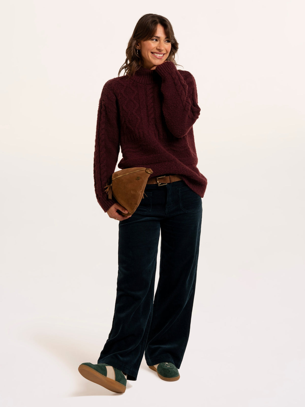 Florence Brown Sling Bag