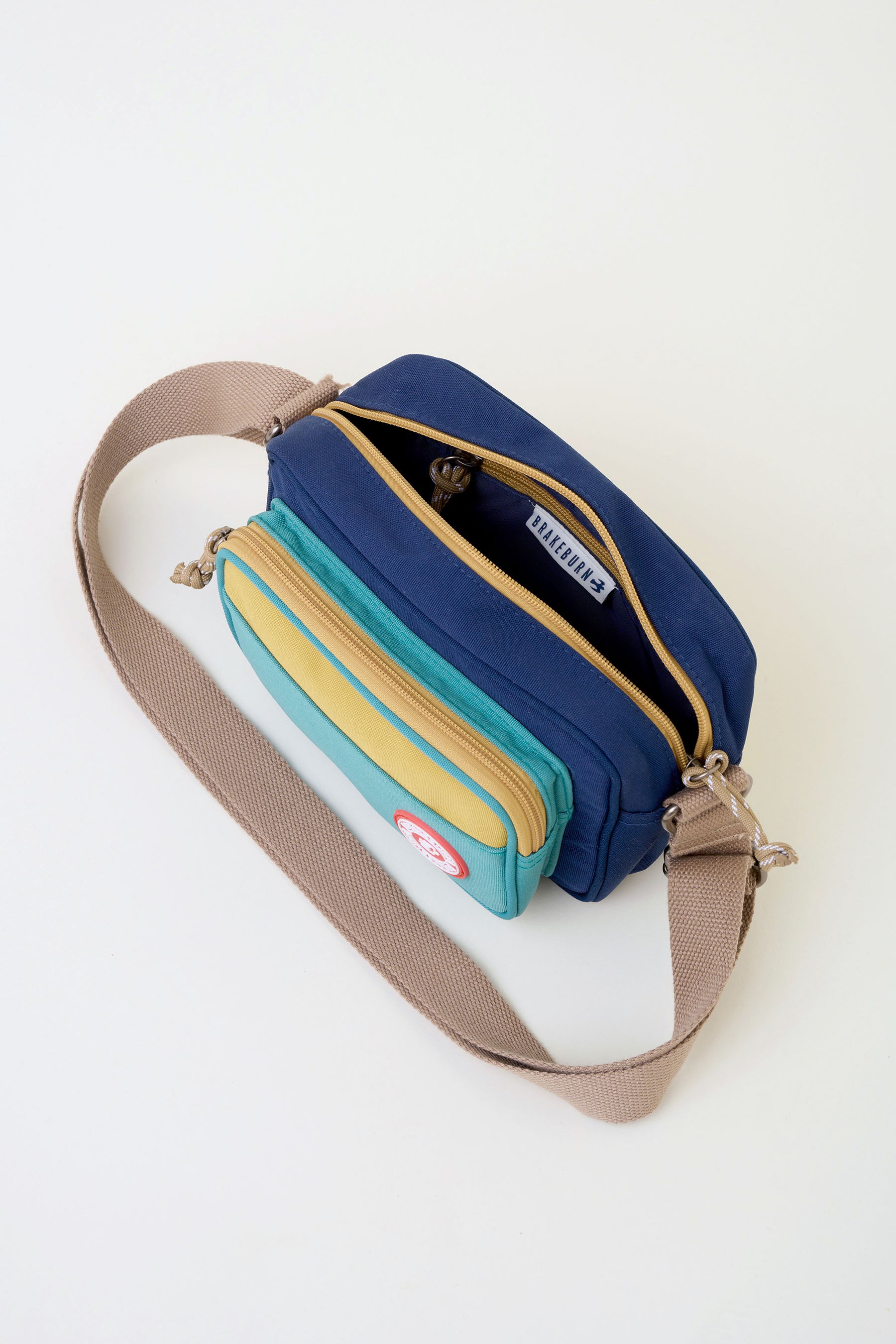 Navy Medium Camera Cross Body Bag