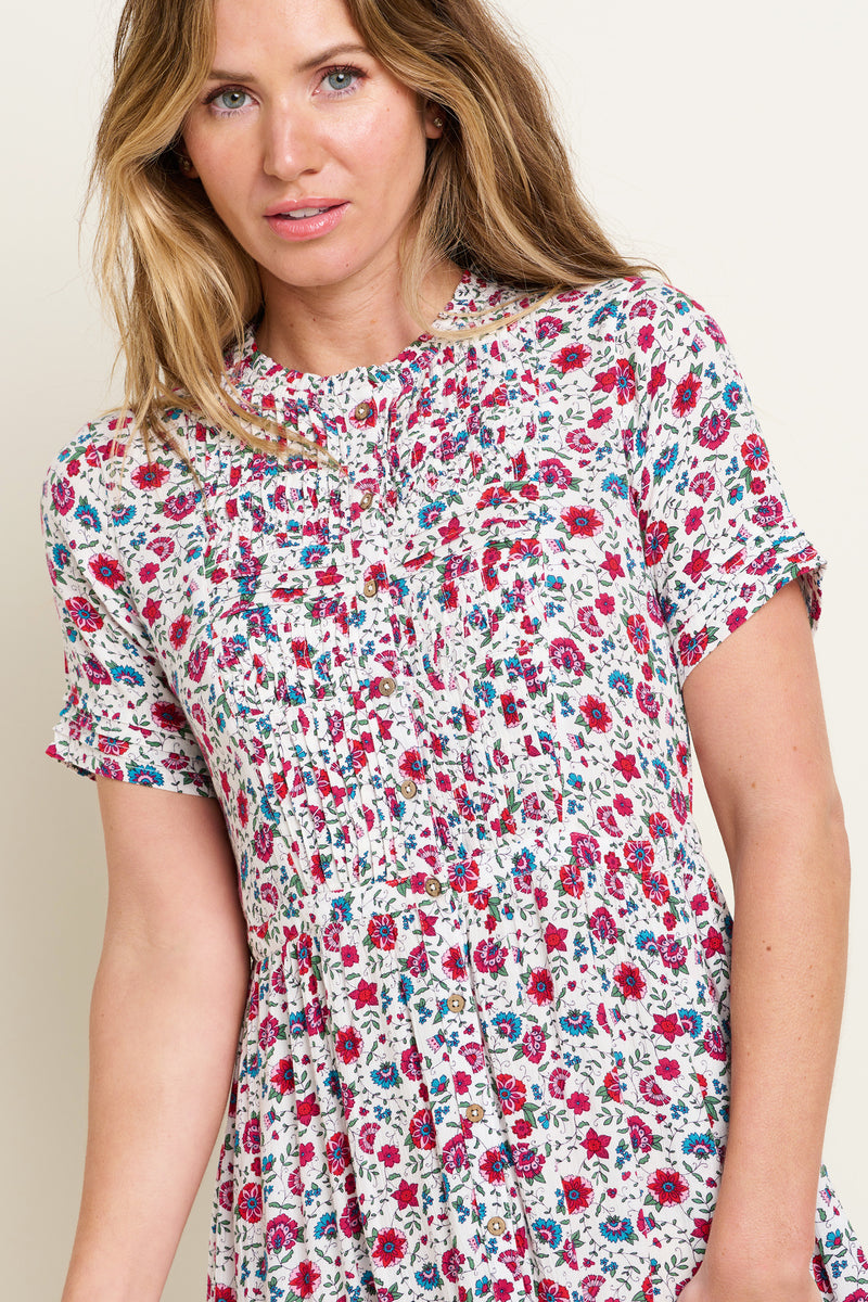 DRESS HARPER STRAPLESS
