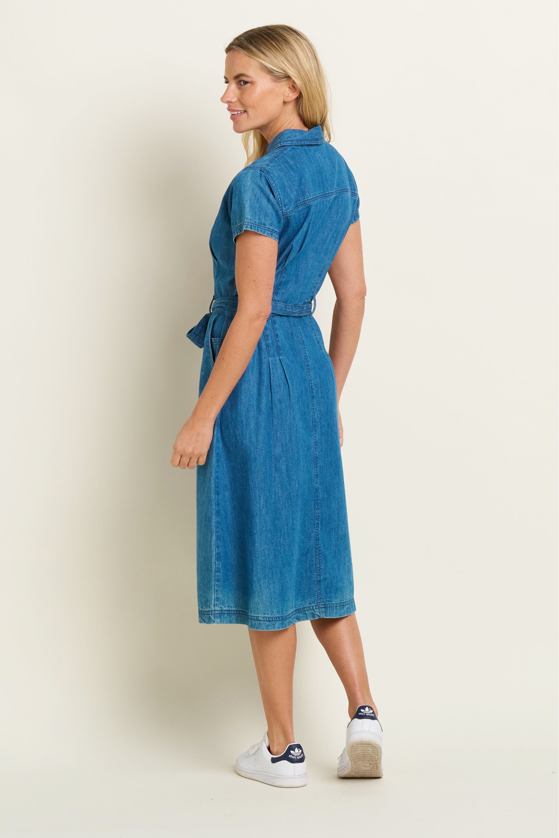 Women's Blue Betsy Shirt Dress | Brakeburn