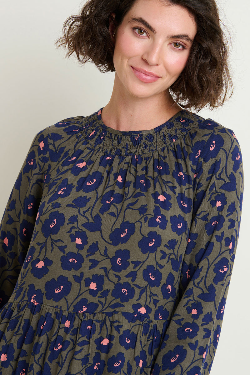 Midnight Bloom Maxi Dress