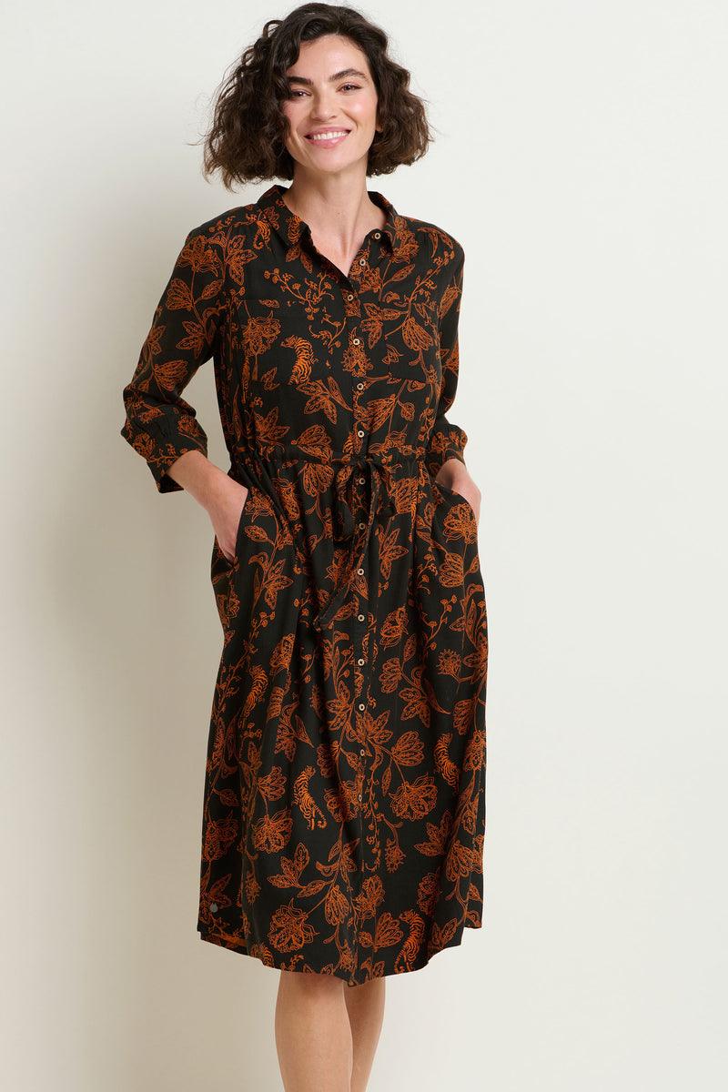 Henna Trail Paisley Dress