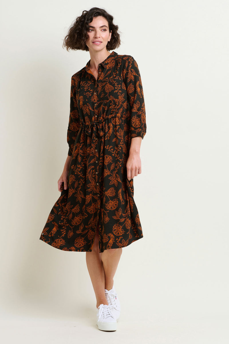 Henna Trail Shirt Dress