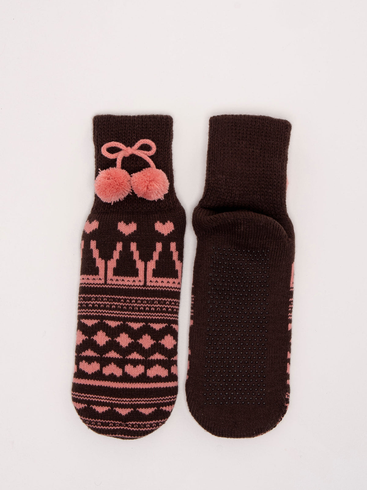 Pom Pom Fair Ise Knitted Cosy Slipper