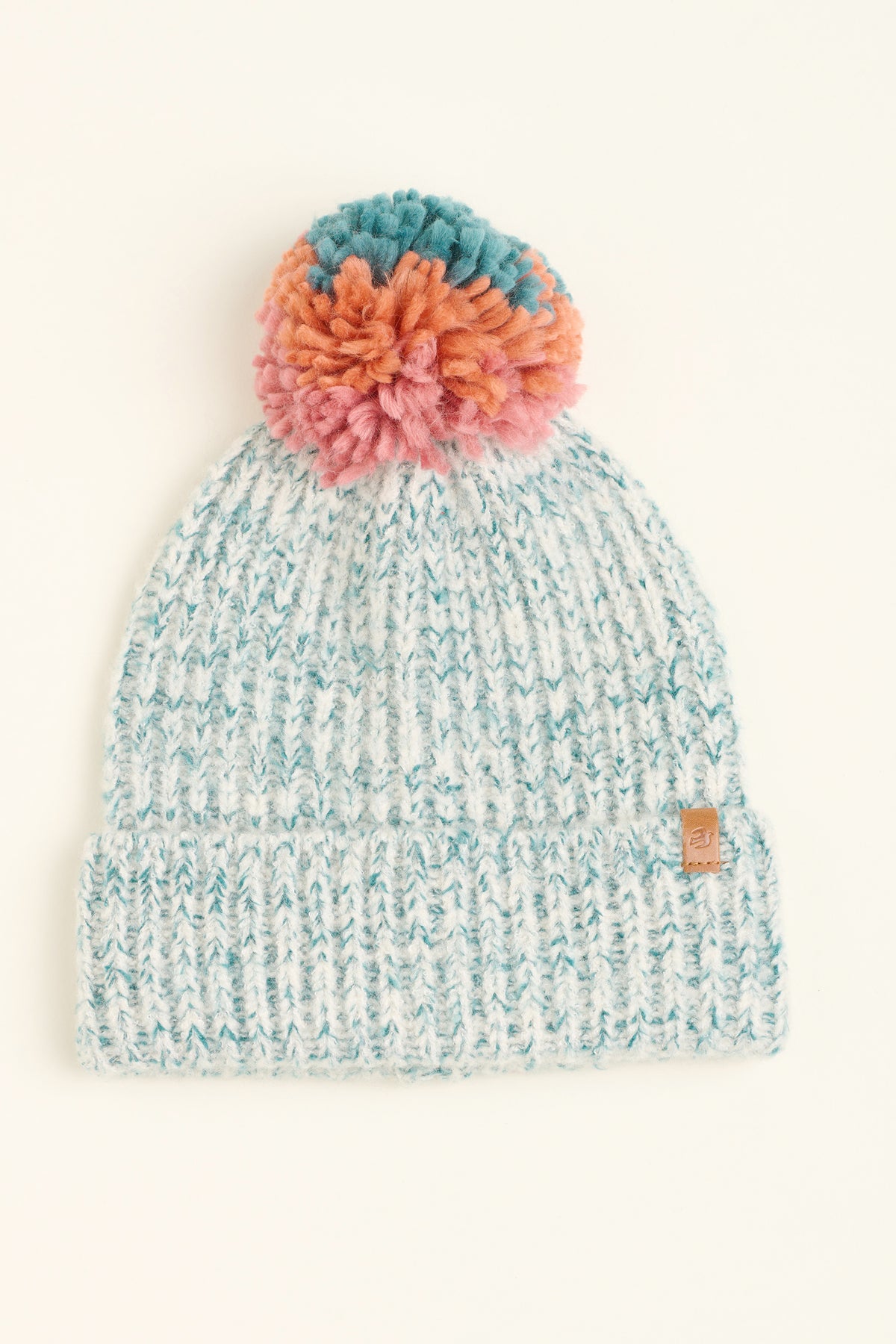 Col Pom Knitted Beanie