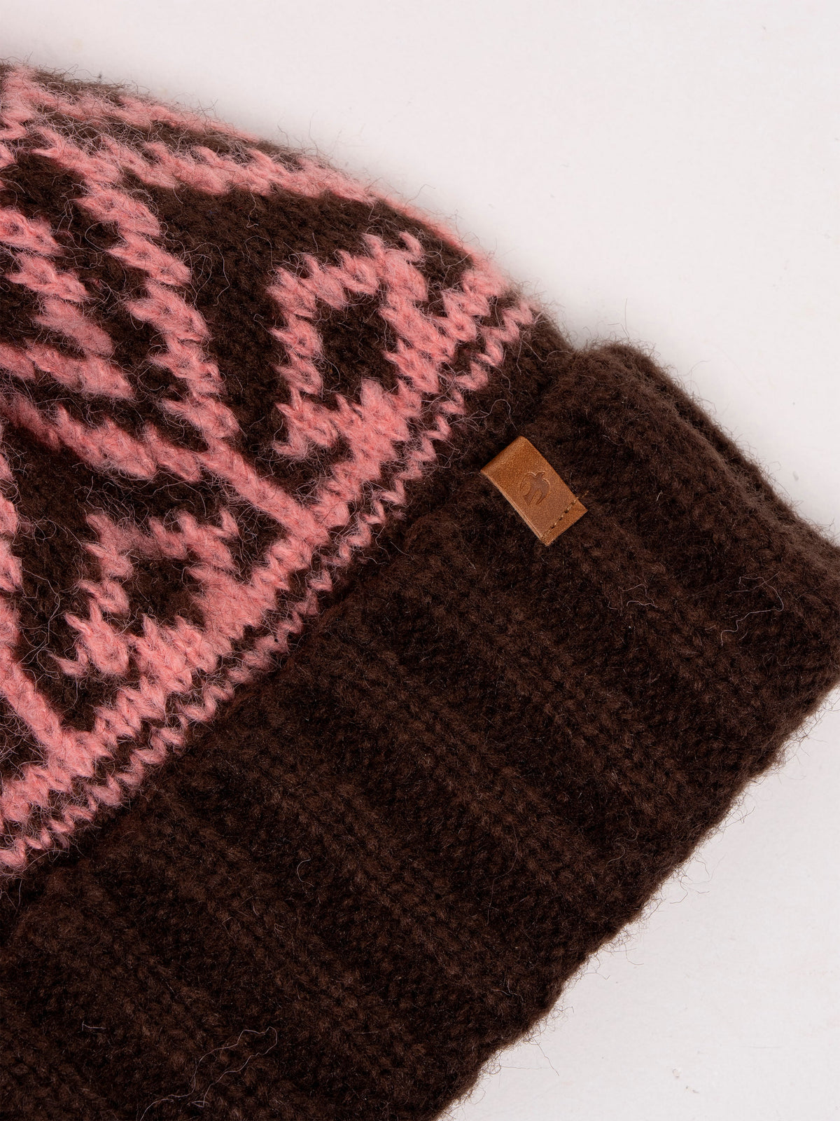 Nessa Fairisle  Knitted Bobble Hat