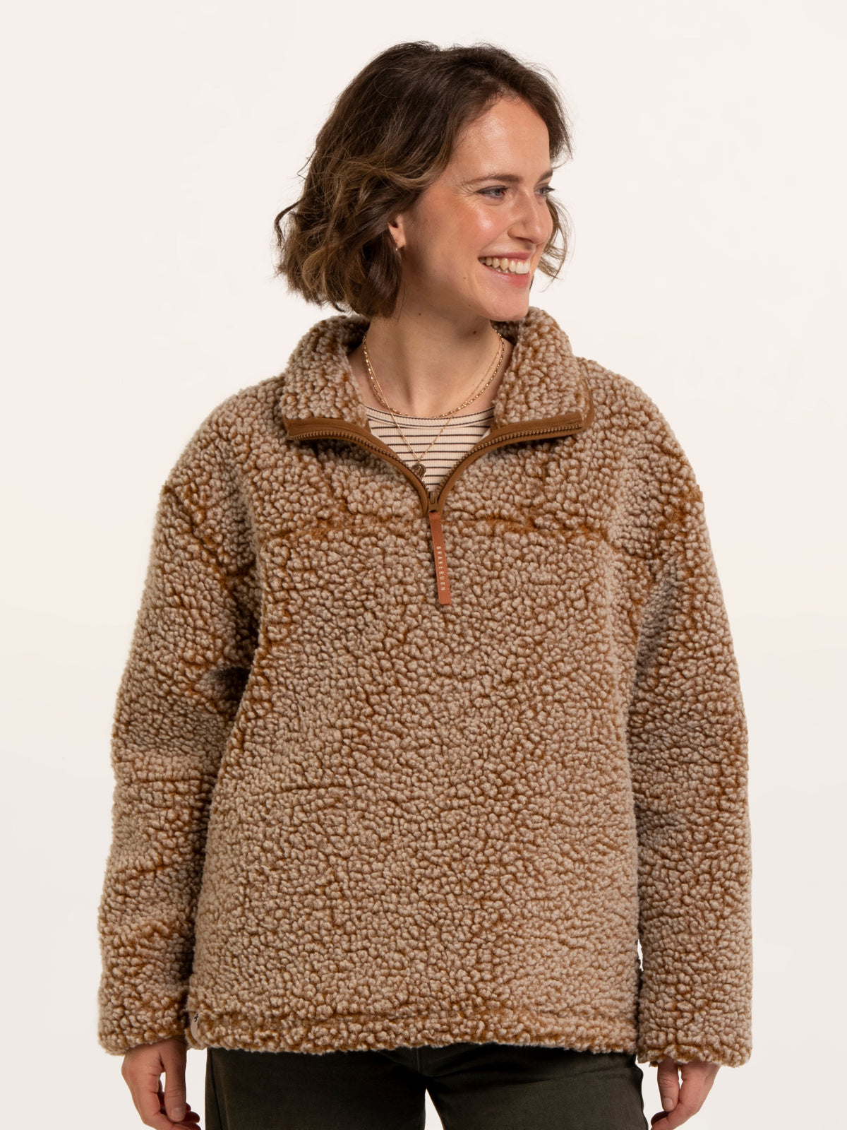 Mangerton textured 1/4 Zip Fleece