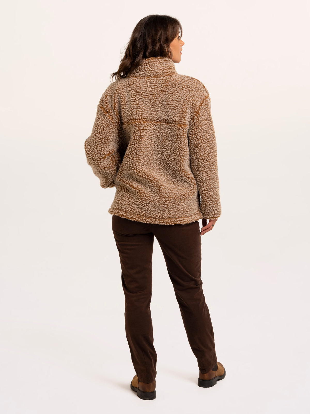 Mangerton textured 1/4 Zip Fleece