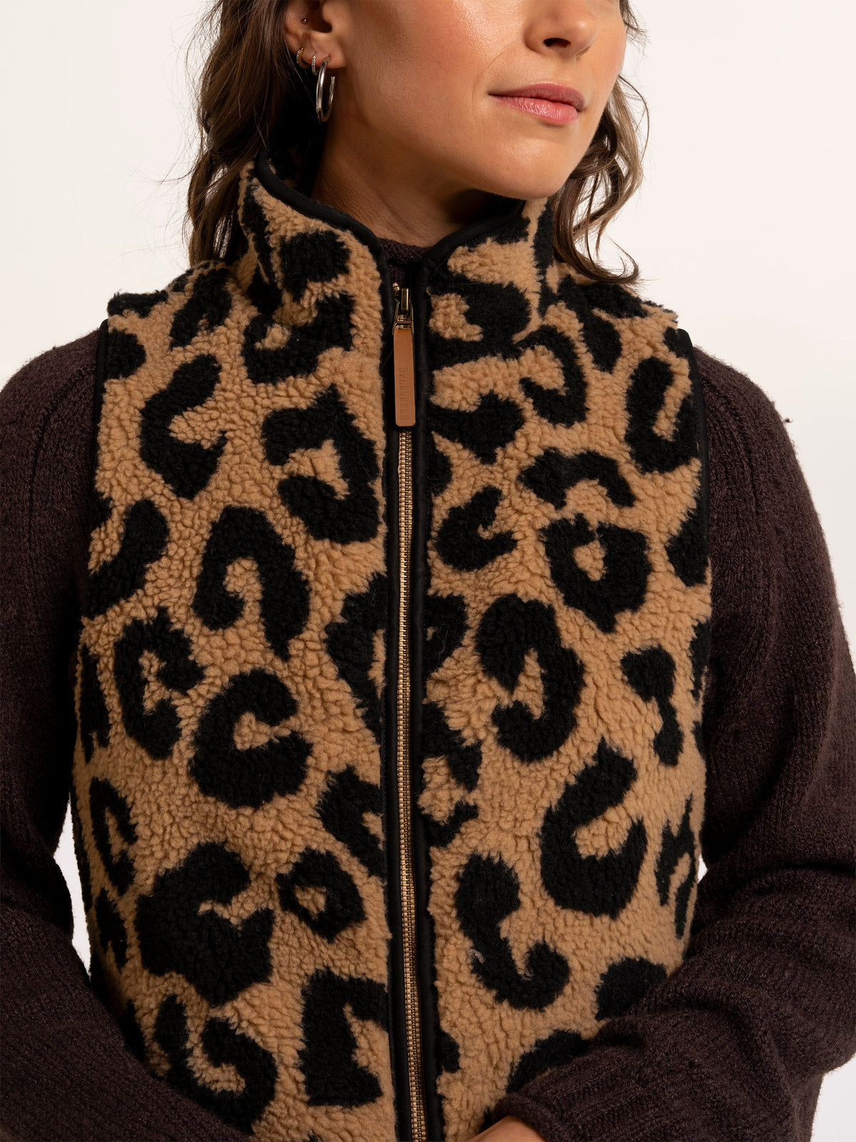 Damson Fleece Zipthru Gilet