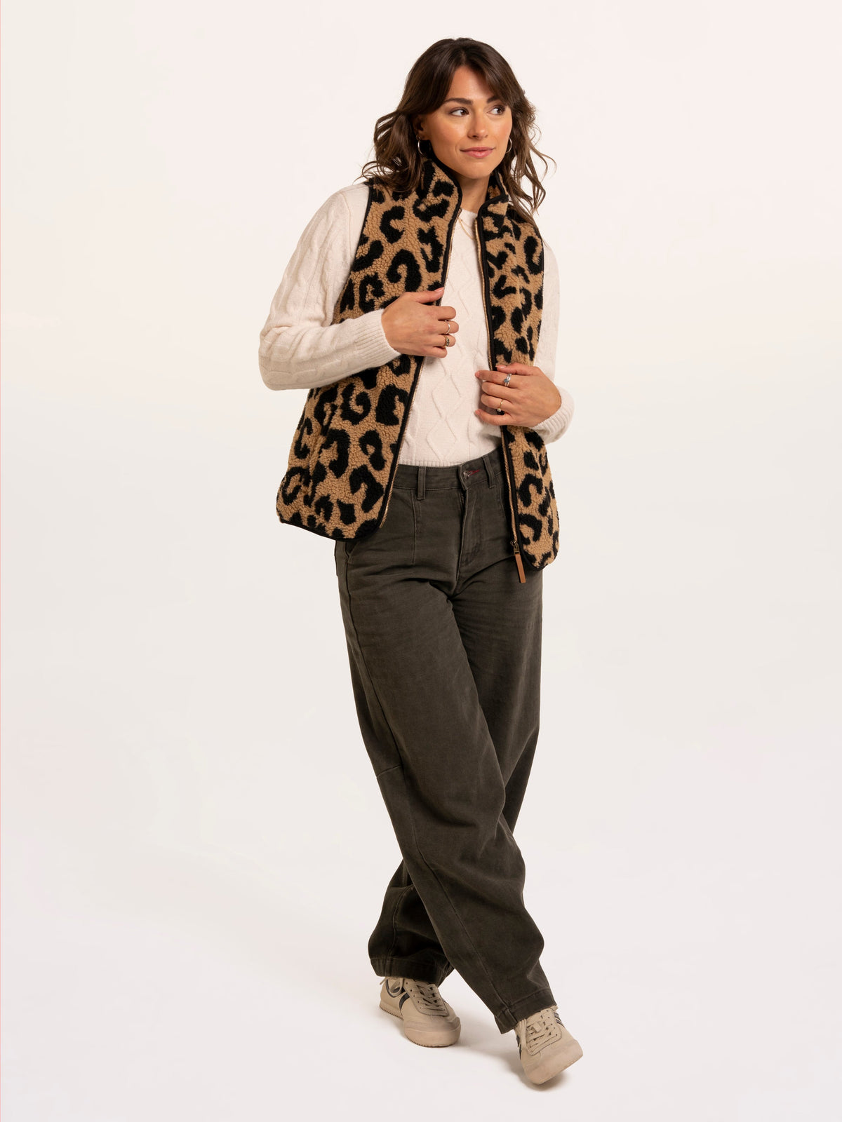 Damson Fleece Zipthru Gilet