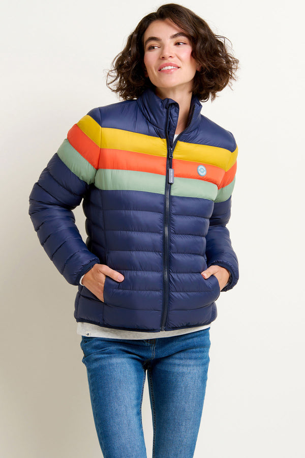 Retro Stripe Puffer