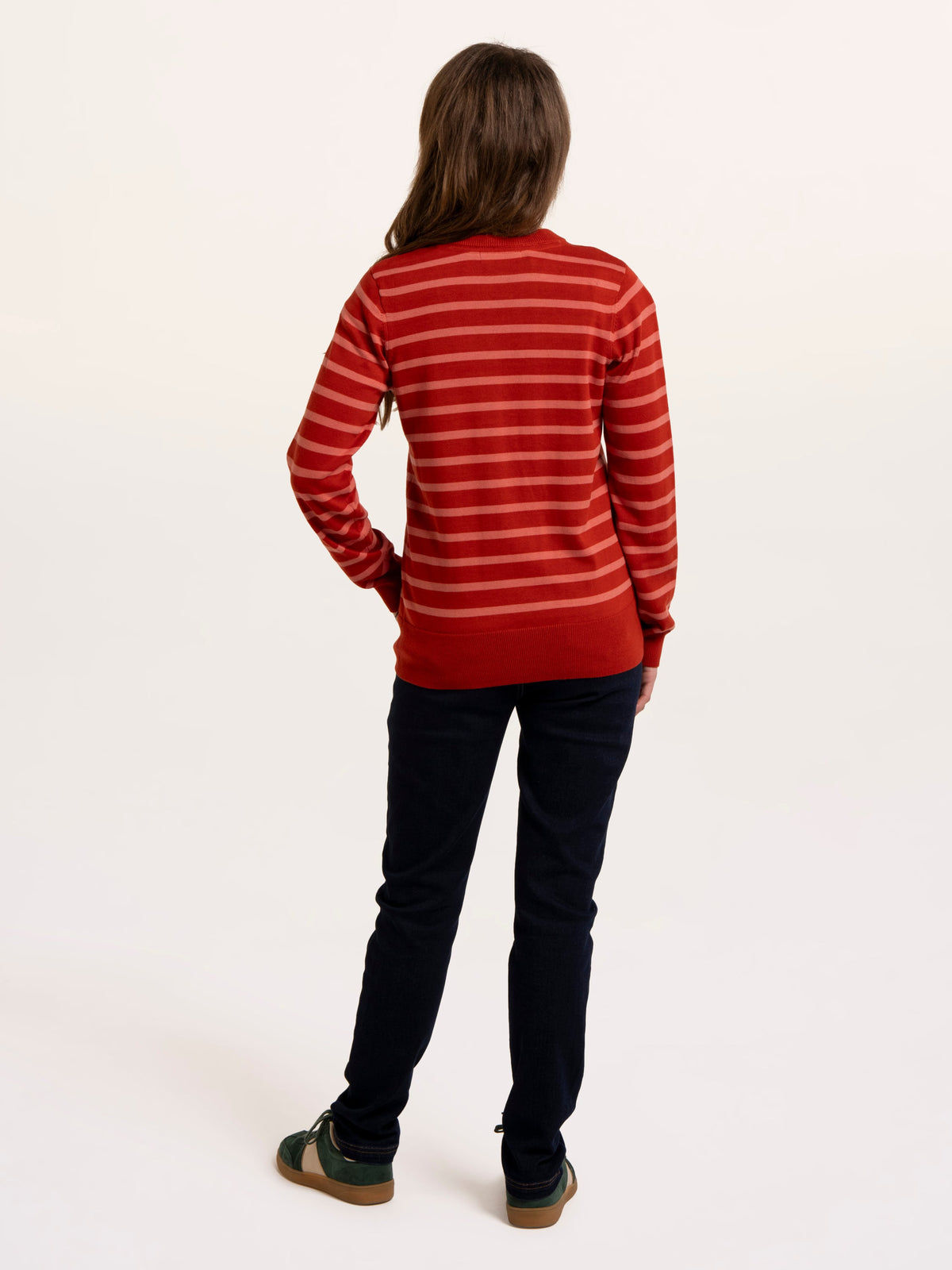 Elin Knitted Stripe Cardigan