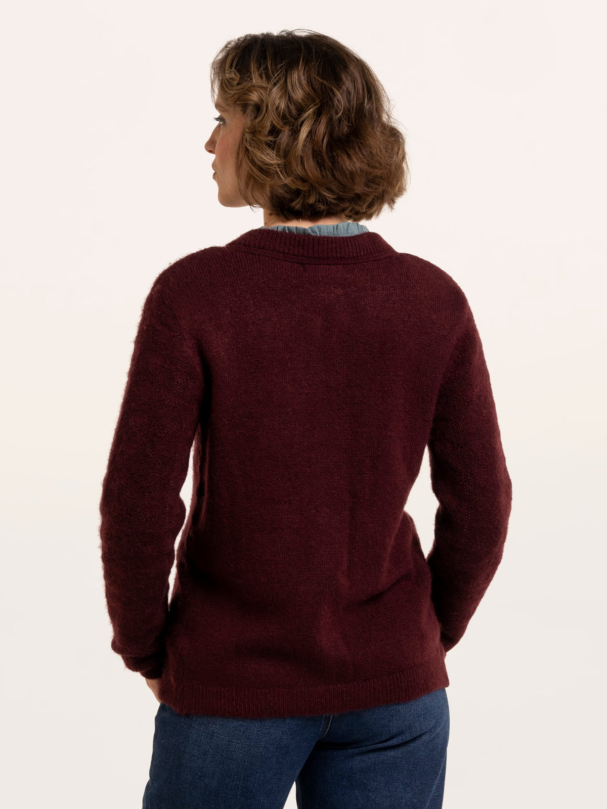 Karla Chunky Fan Stitch Knitted Cardigan