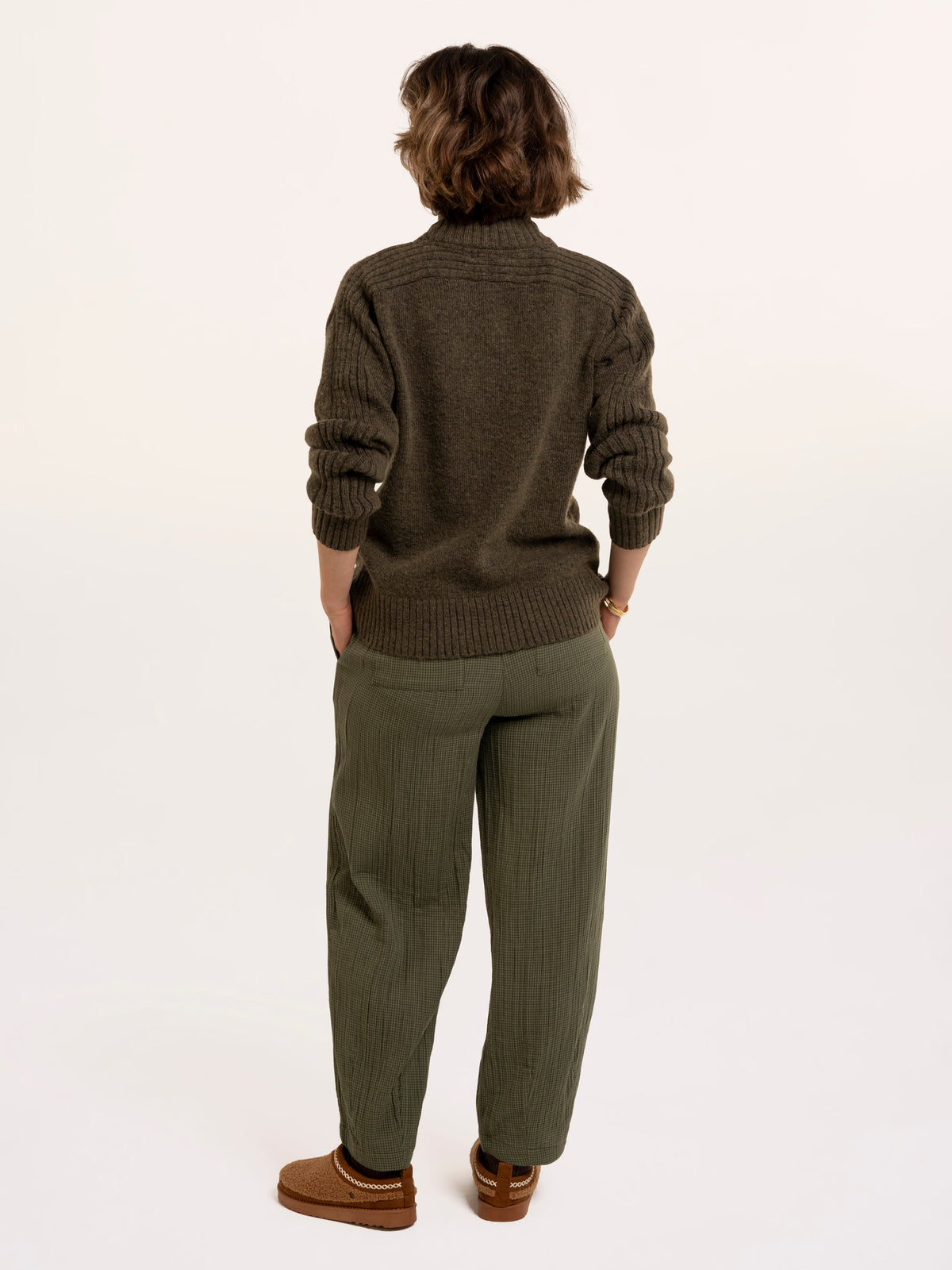 Signe Stitch Detail Knitted Roll Neck Jumper