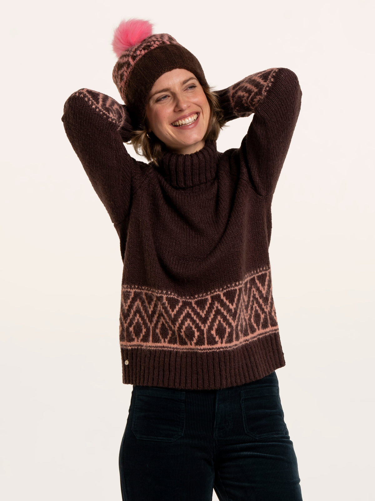 Thyra Intarsia Knitted Jumper
