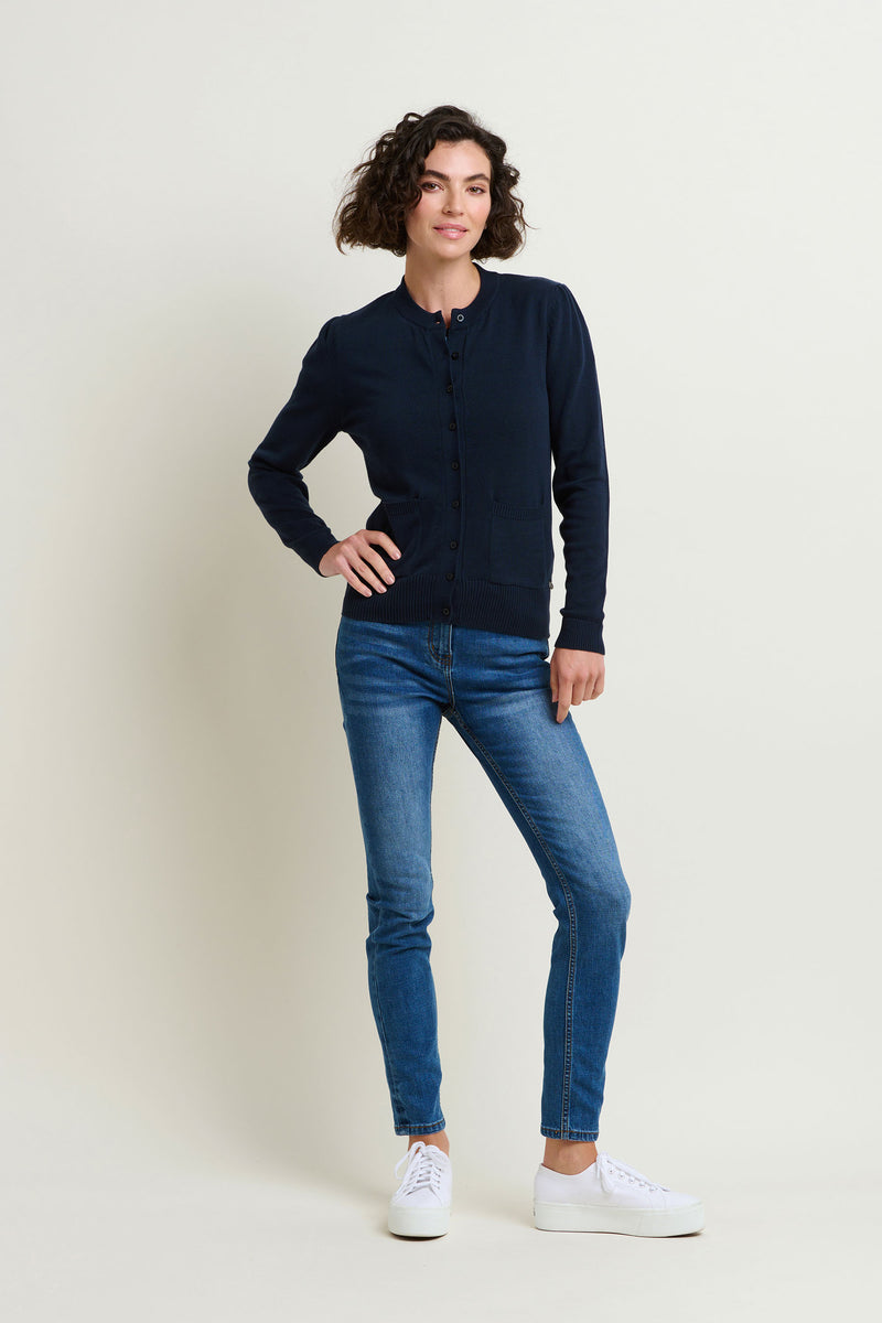 Classic Navy Cardigan