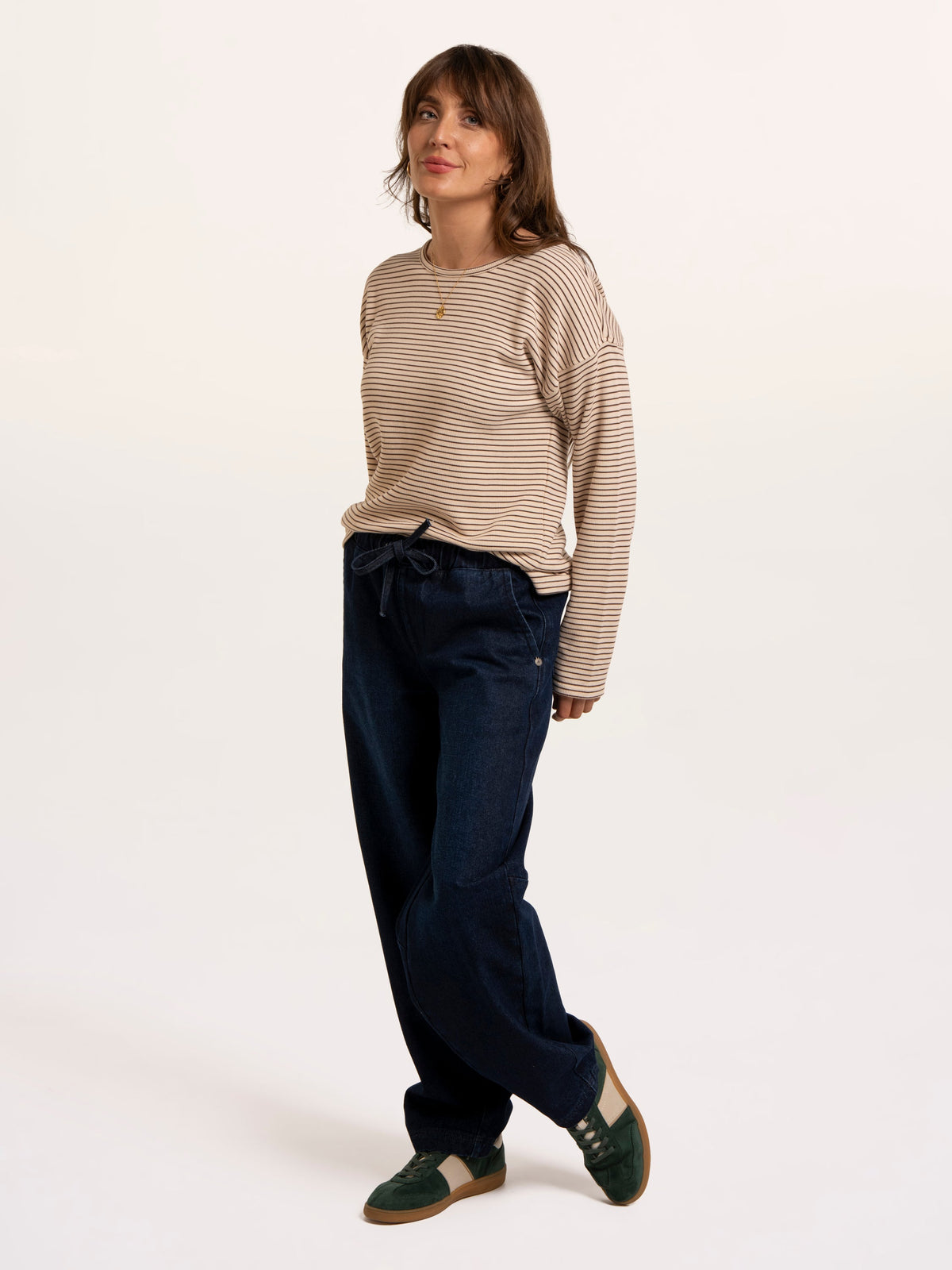 Bolderwood Waffle Stripe Long Sleeve T-Shirt
