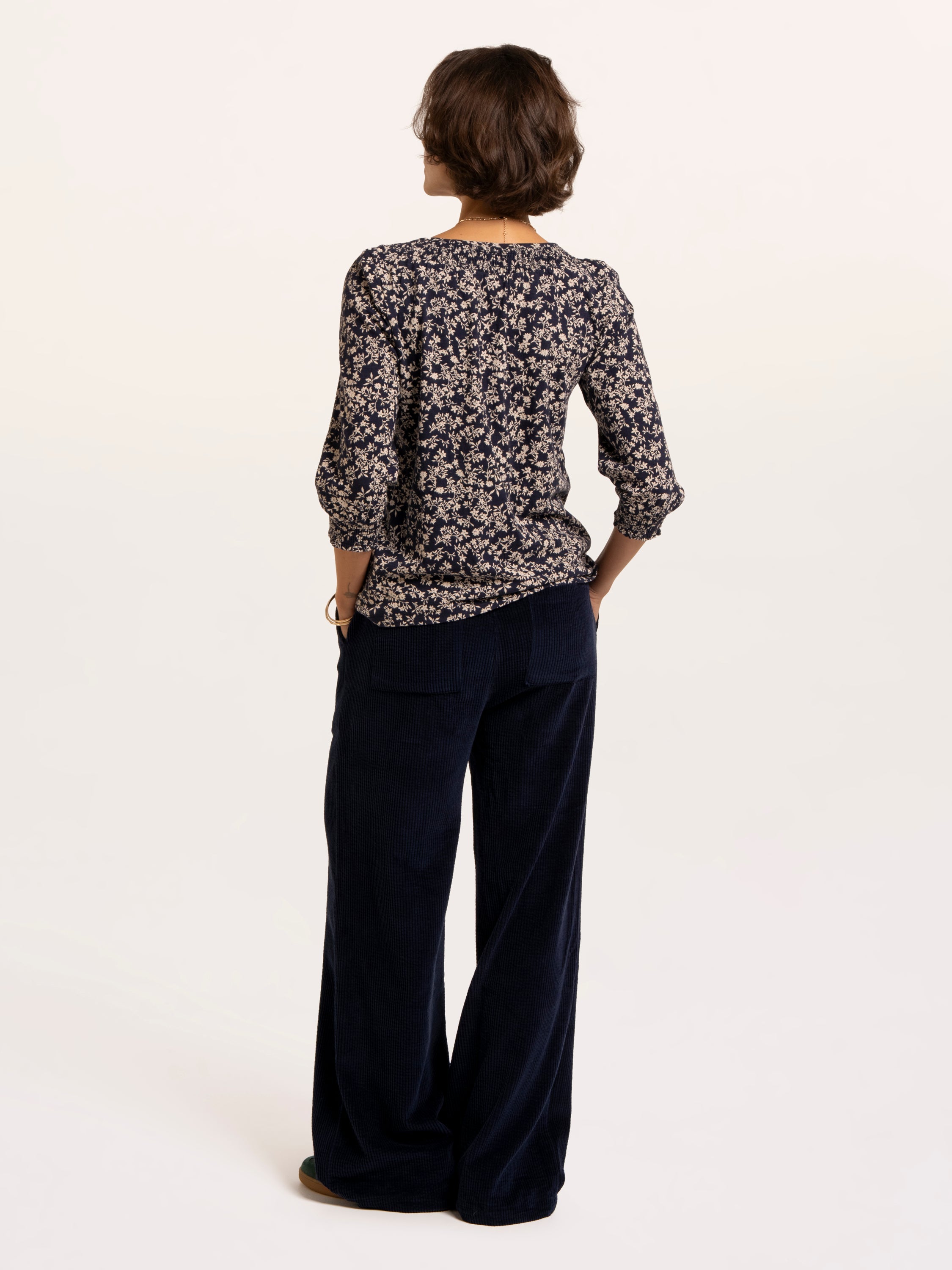 Brielle Printed 3/4 Sleeve T-Shirt