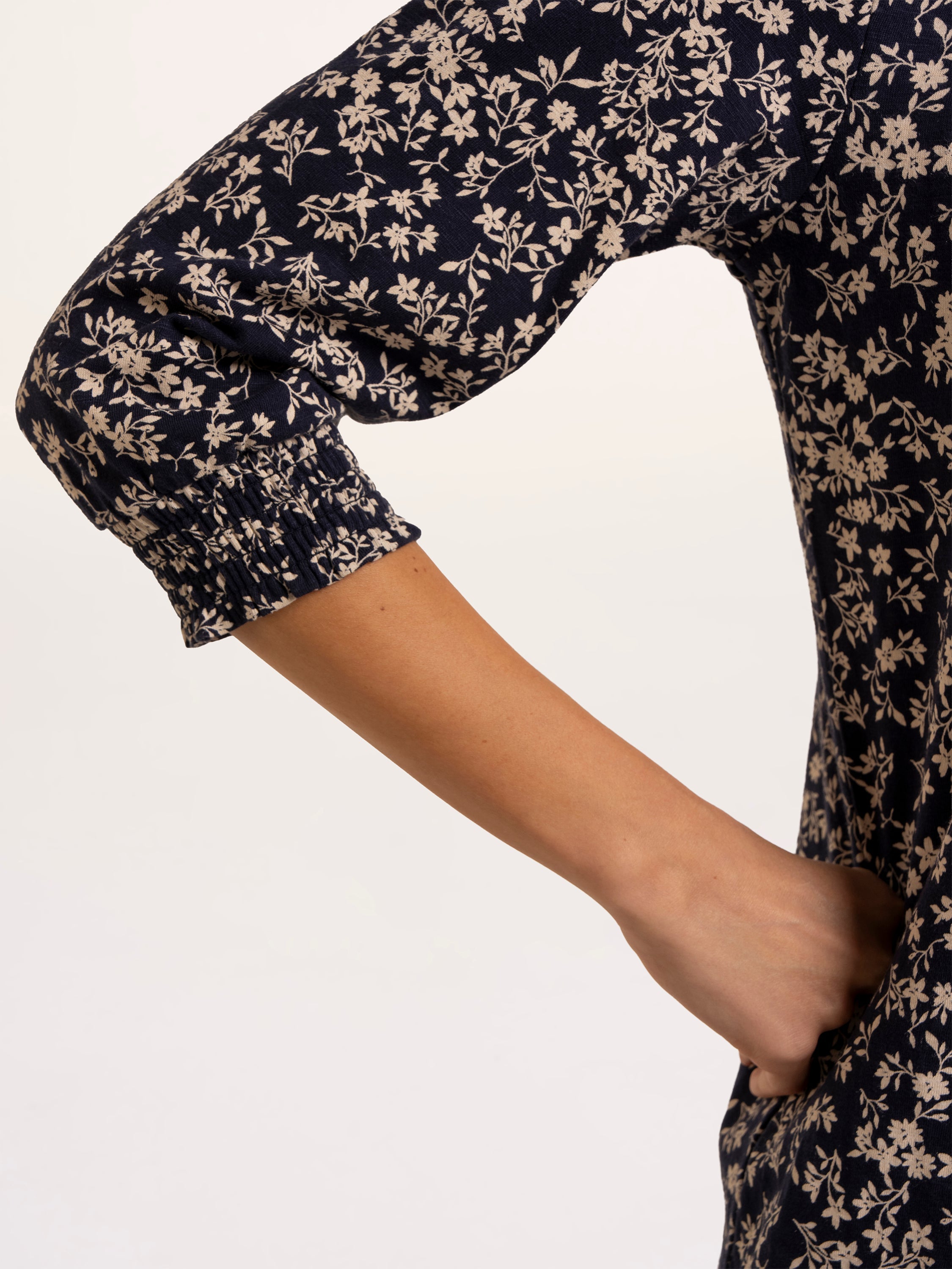 Brielle Printed 3/4 Sleeve T-Shirt