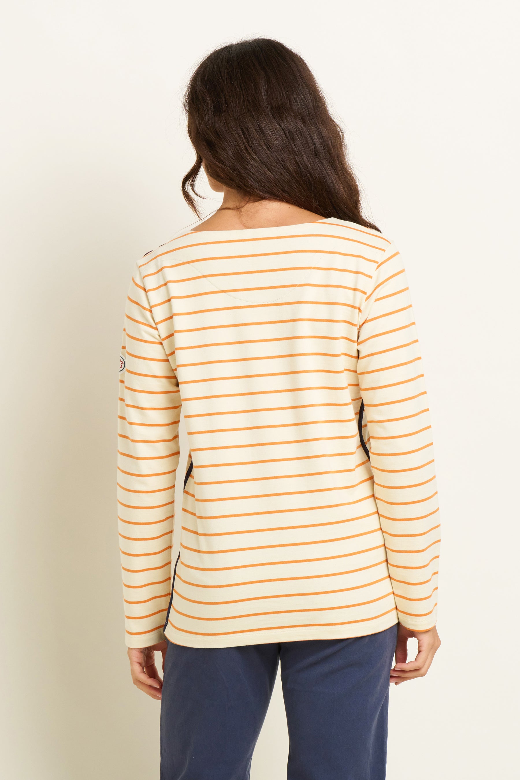 Stripe Bella Crew Sweatshirt