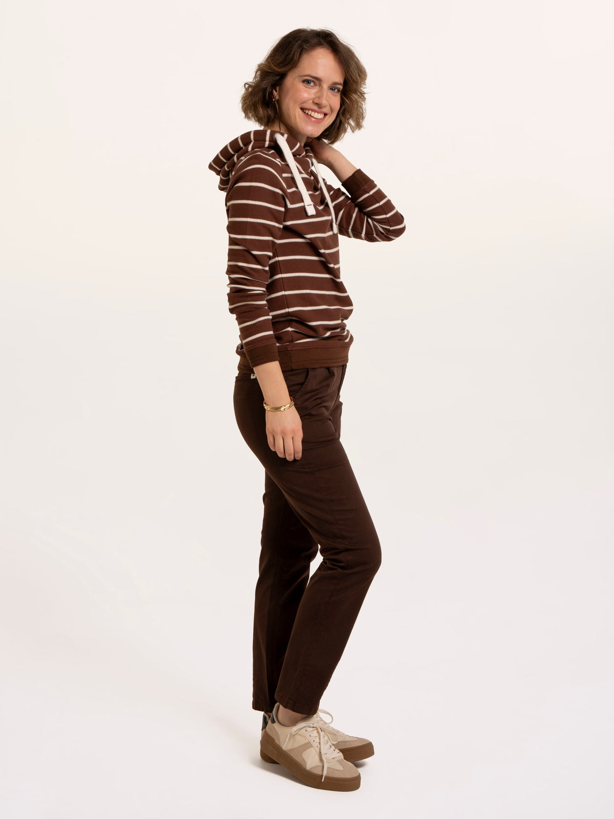 Whitefield Texture Stripe Hoodie